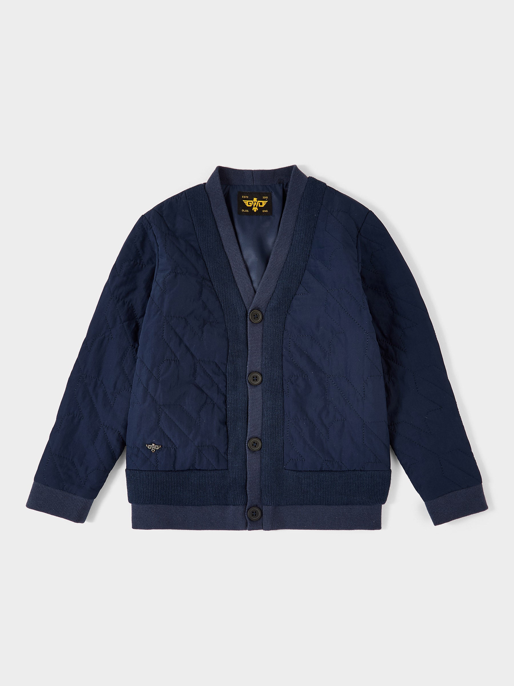 GWD Adlib Quilt Knit Cardigan