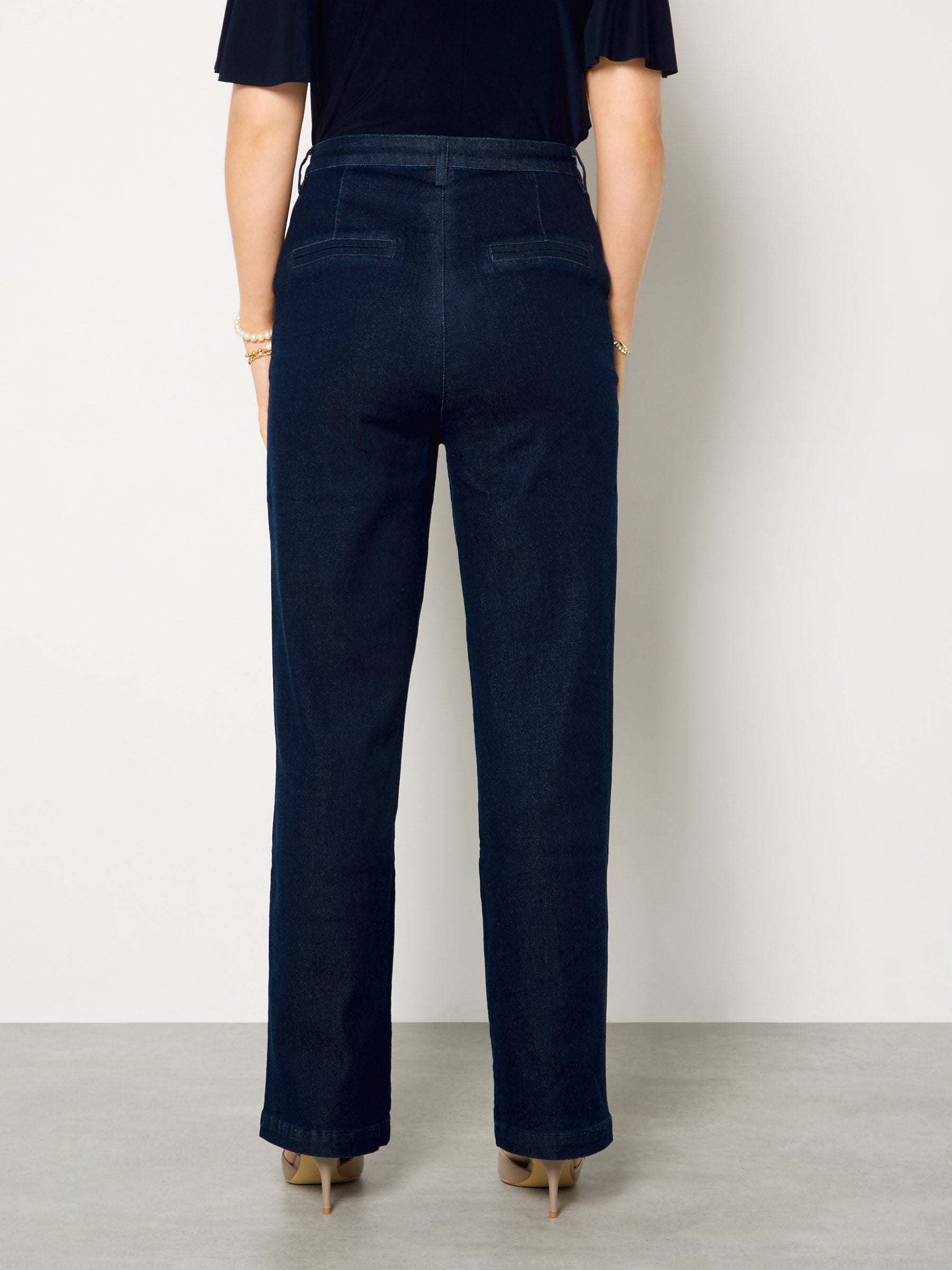 GWD Dixie Dark Indigo Straight Leg Denim Jean