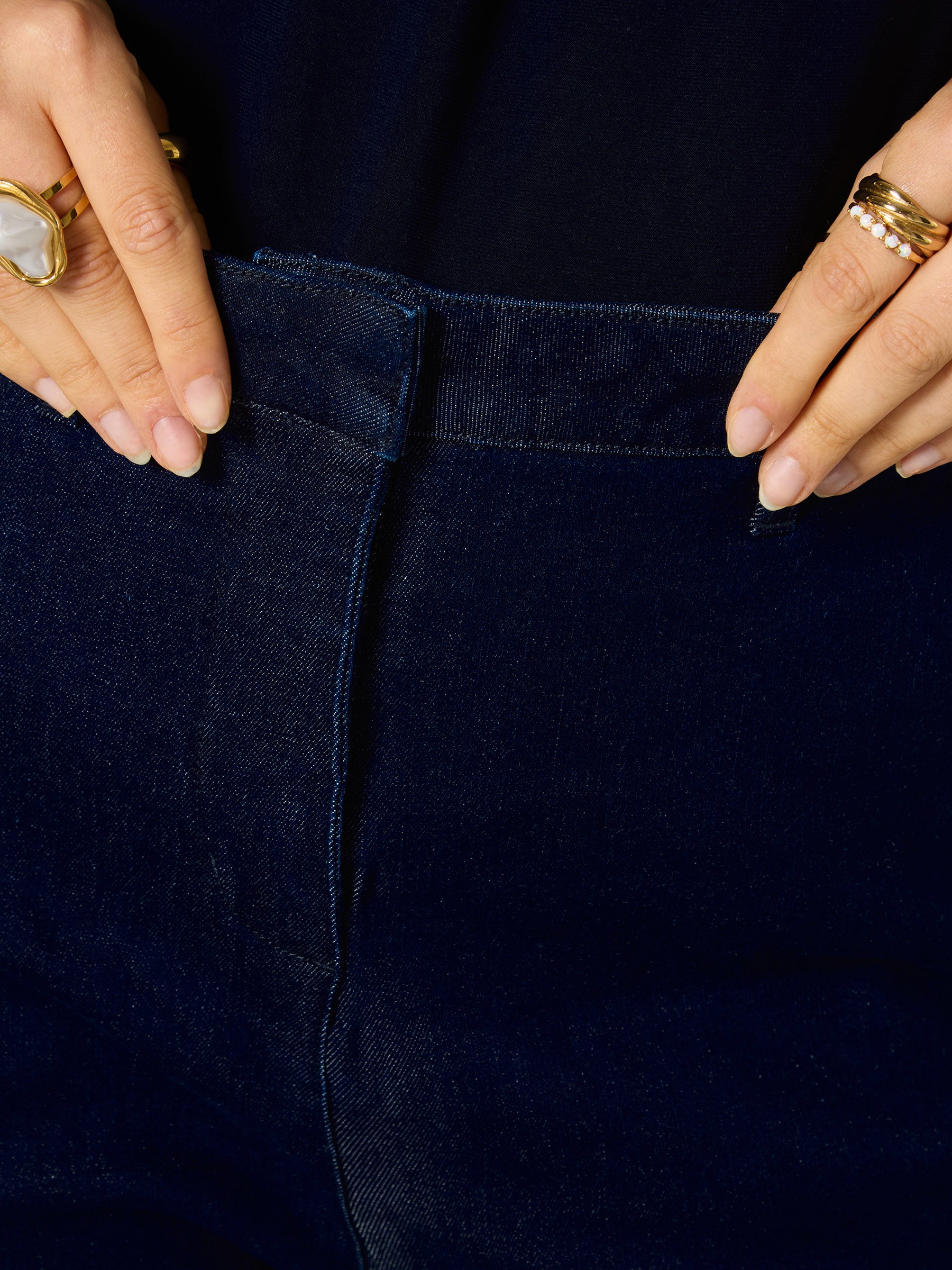 GWD Dixie Dark Indigo Straight Leg Denim Jean