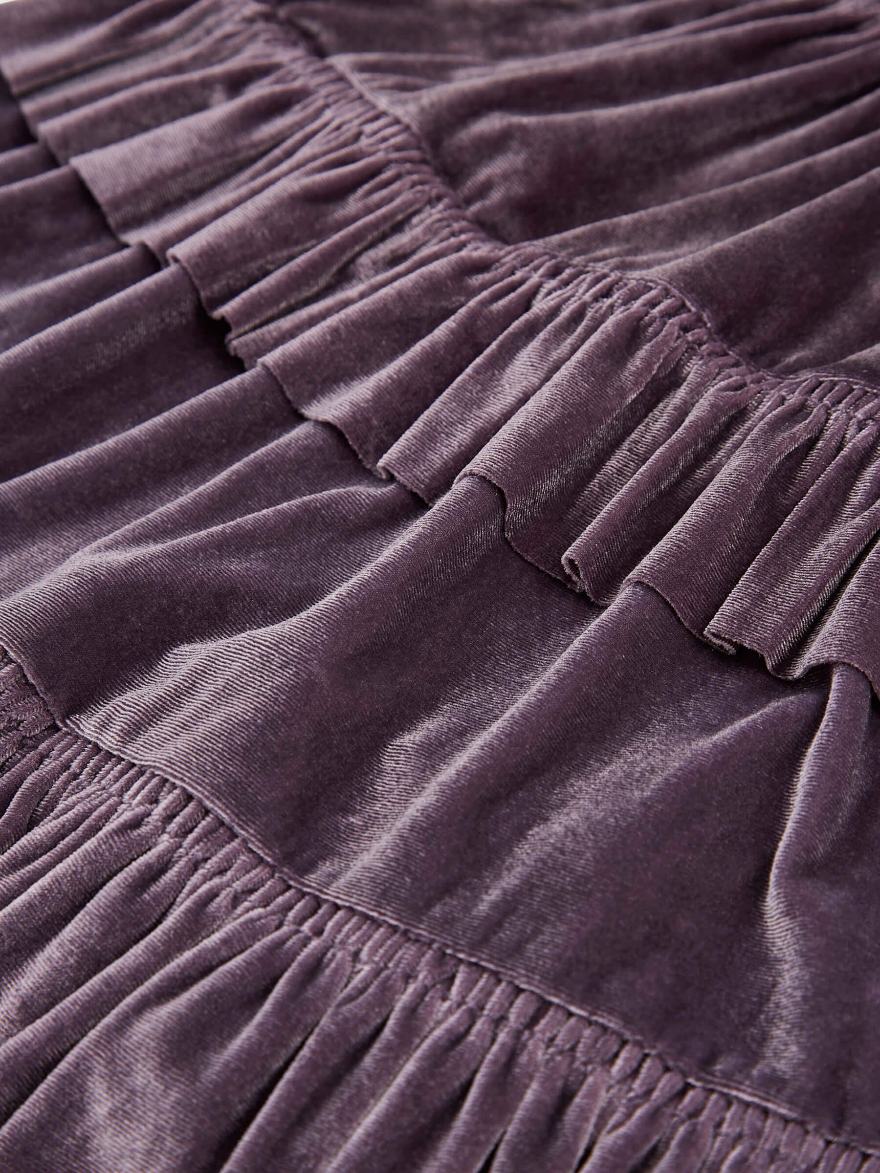 GWD Freya Velvet Purple Dress