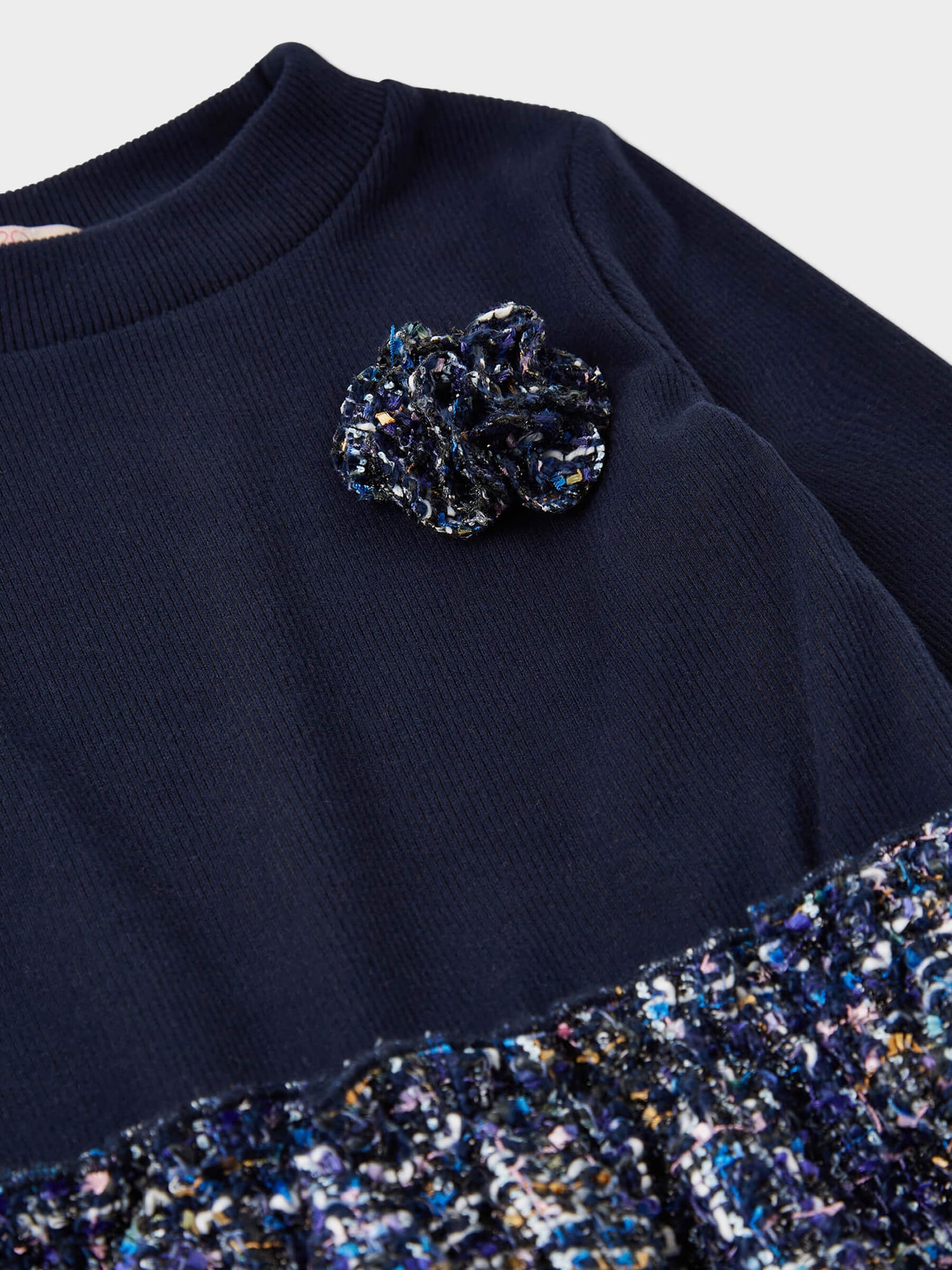 GWD Agatha 2 in 1 Tweed Corsage Dress