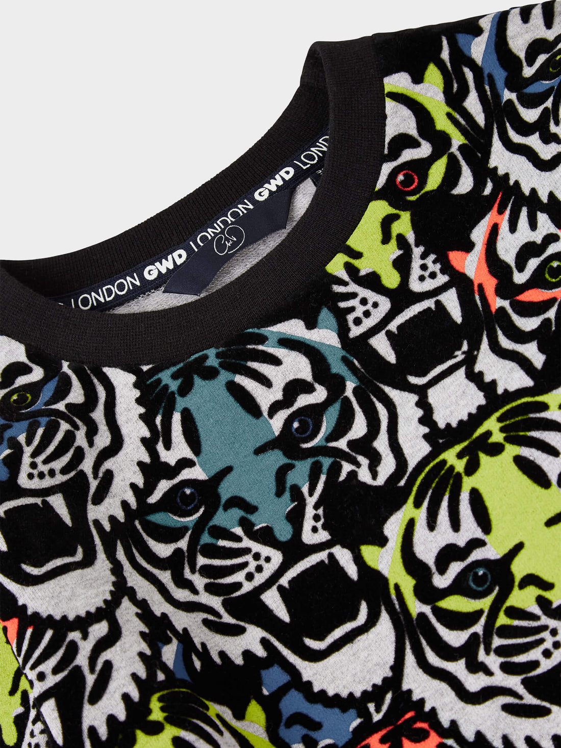 GWD Ruben Flocked Tiger Sweatshirt