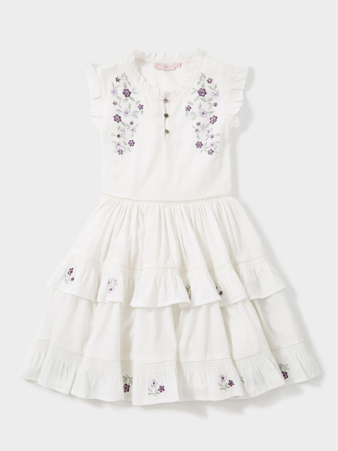 Orchid Embroidered Dress