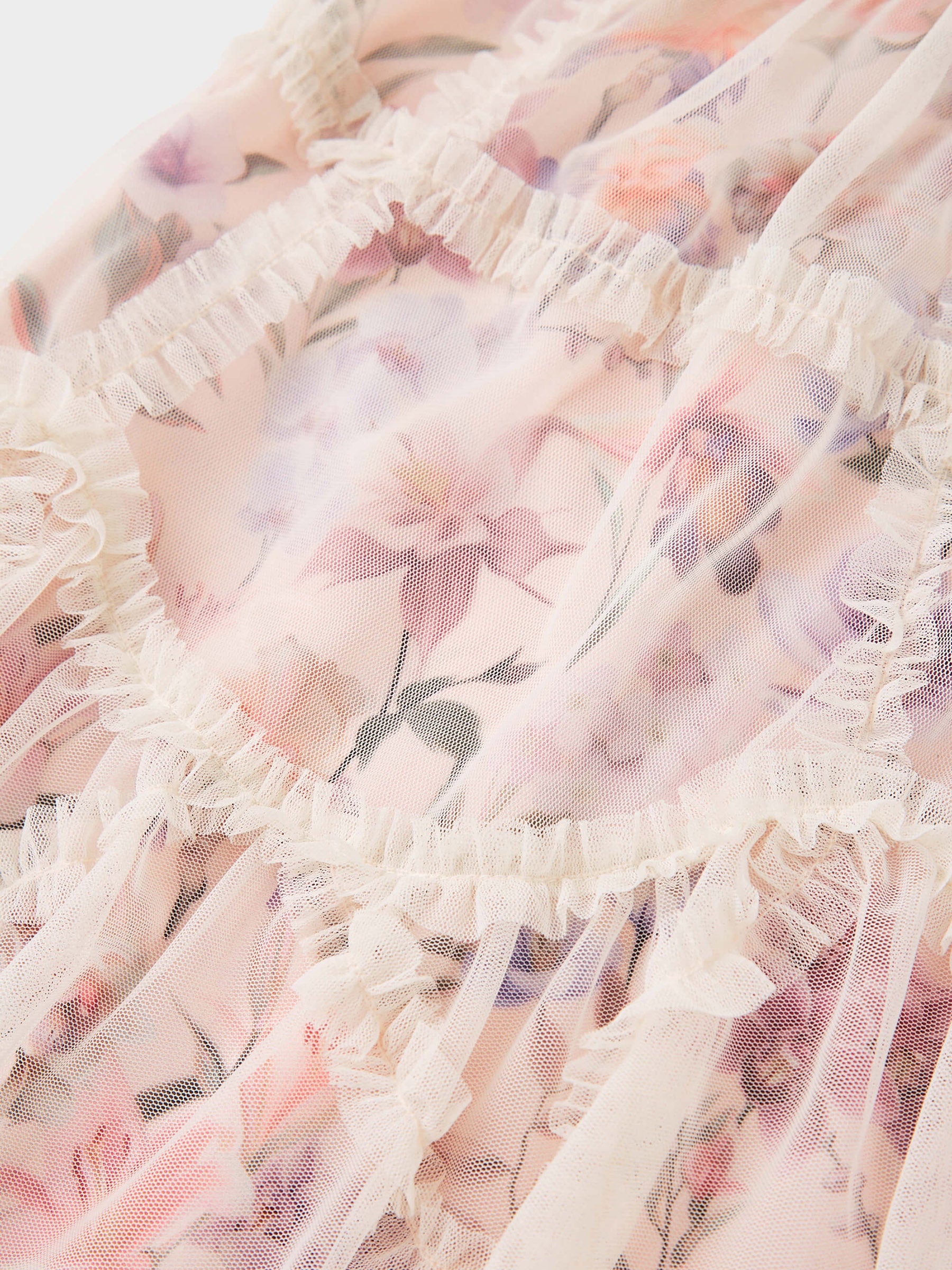 GWD Lydia Floral Print Mesh Skirt