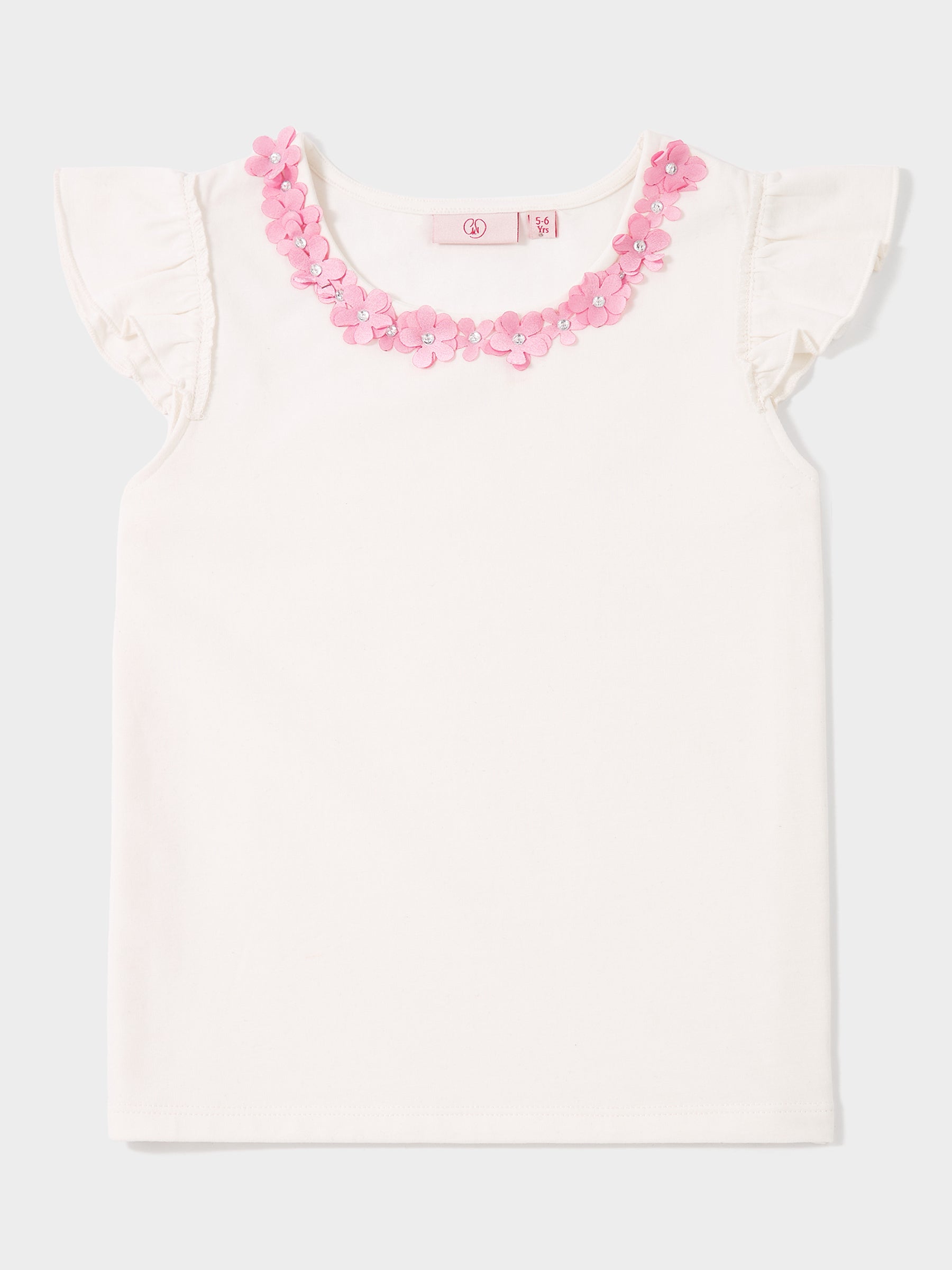 Hayley Nora Embroidered T-Shirt | GWD Fashion