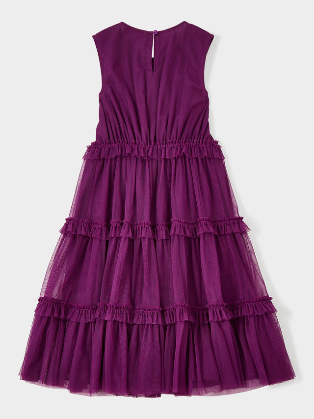 GWD Filly Embroidered Purple Dress