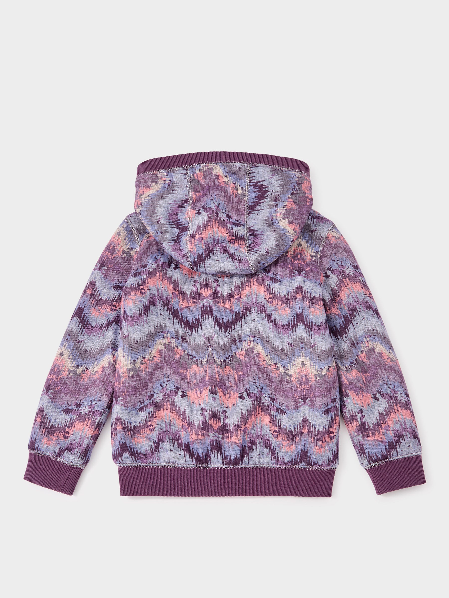 GWD Ziggy Ava Multi-Print Reversible Faux Fur Hooded Jacket