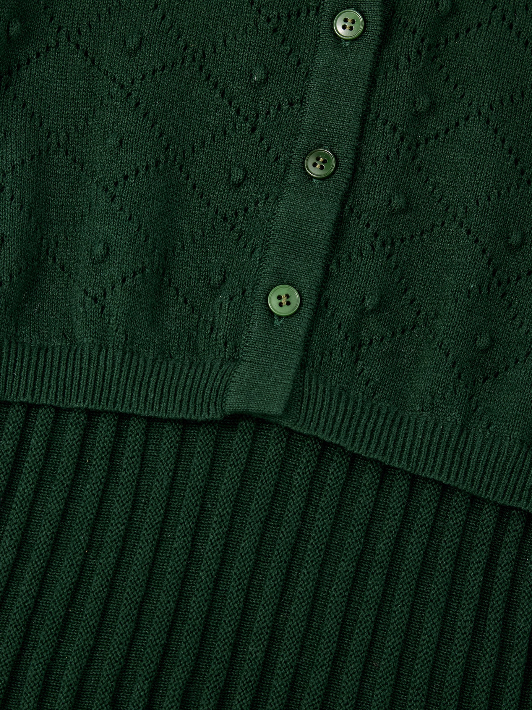 GWD Darcie Green Knitted 2-in-1 Dress