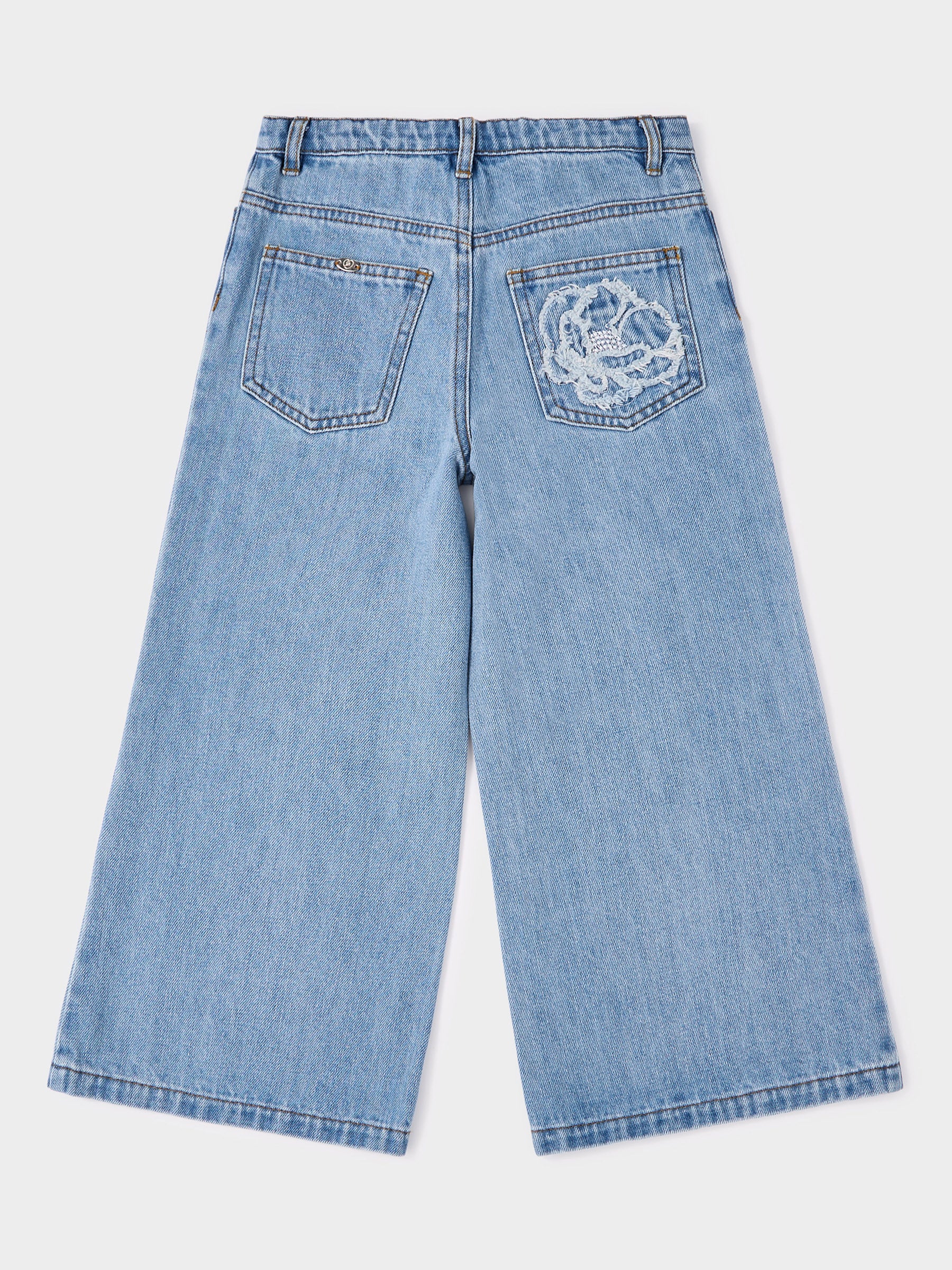 GWD Madge Wide Leg Indigo Denim Jean