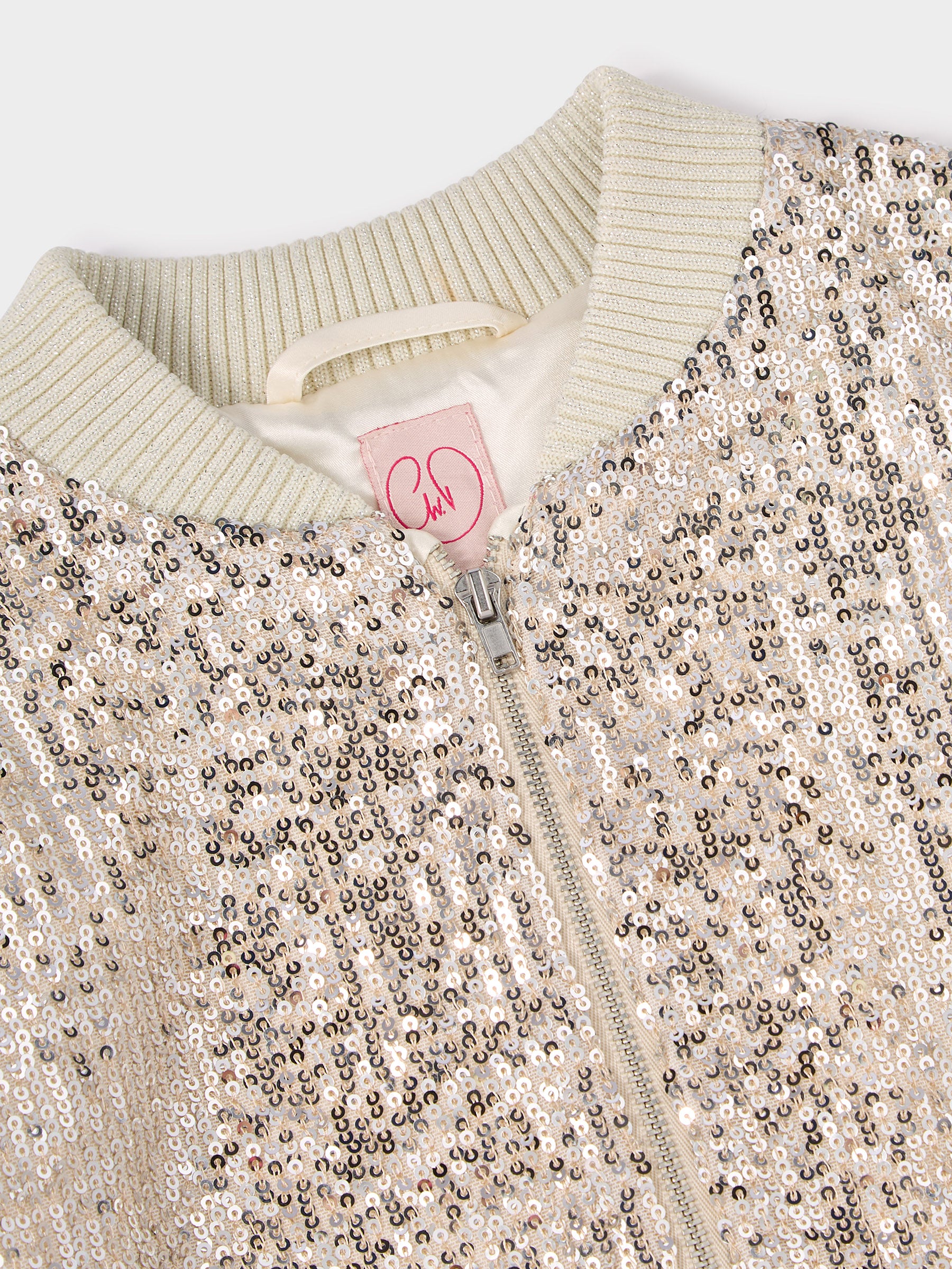 GWD Ivy Sequin Flight Jacket