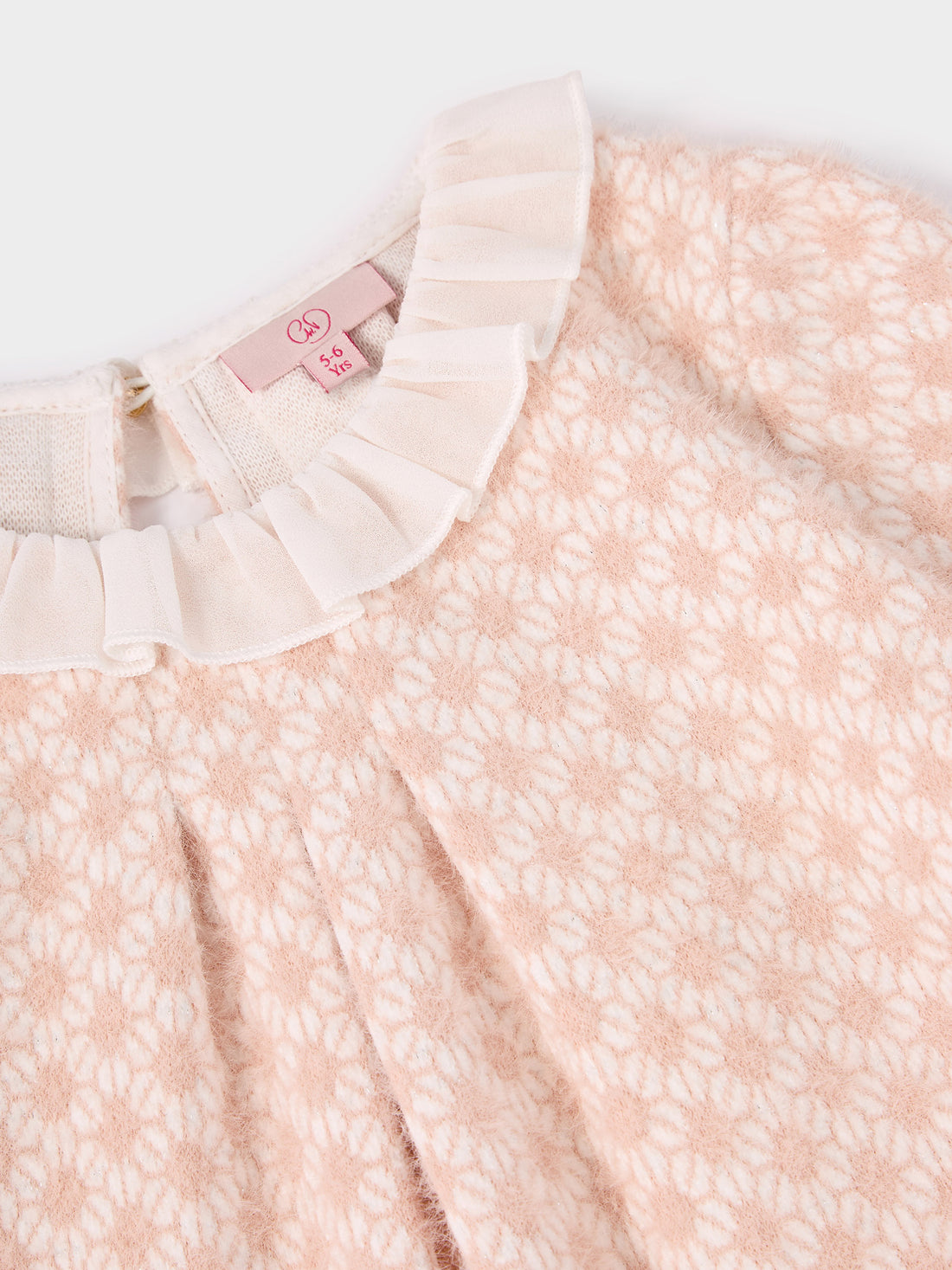 GWD Jammy Pink Jacquard Dress