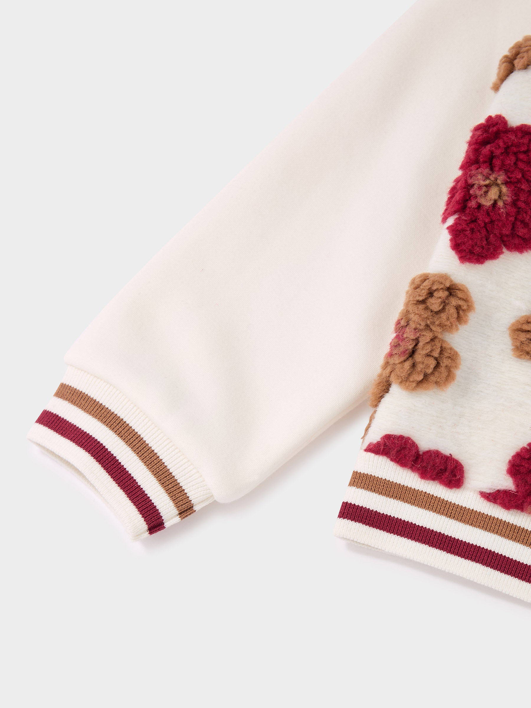 GWD Lulu Boucle Embroidered Floral Sweatshirt