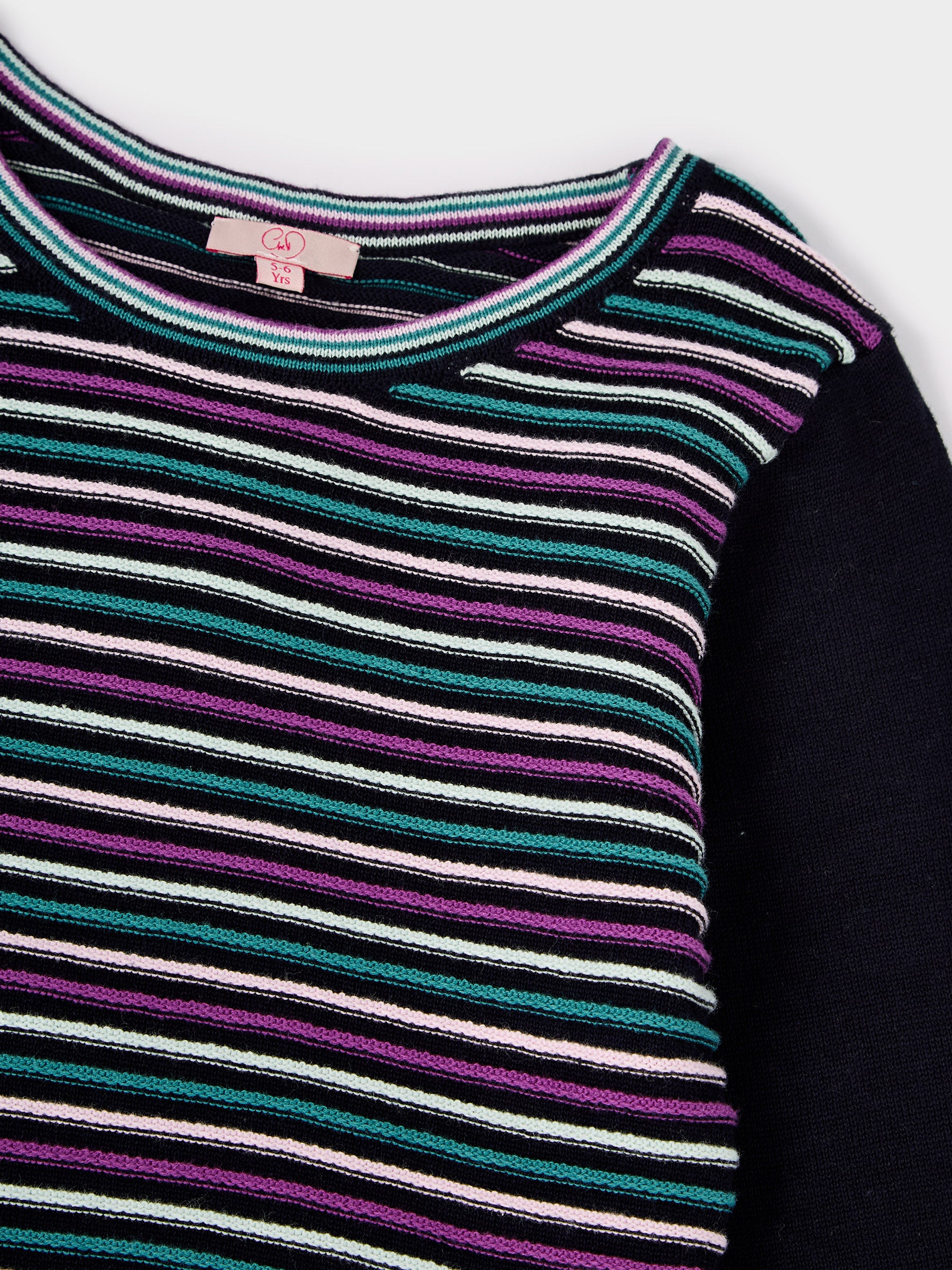 GWD Poppy Multi Stripe Knitted Dress