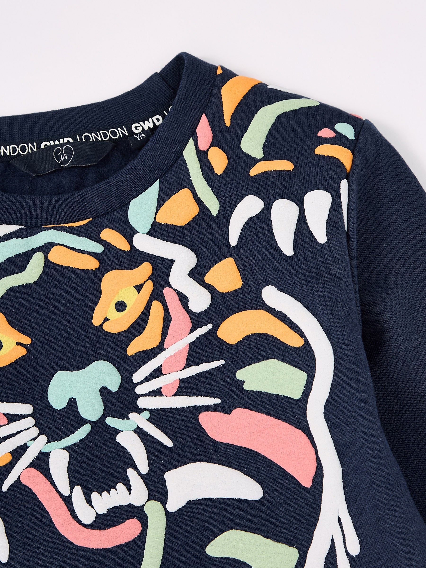GWD Merlin Multicolour Tiger Print Sweater