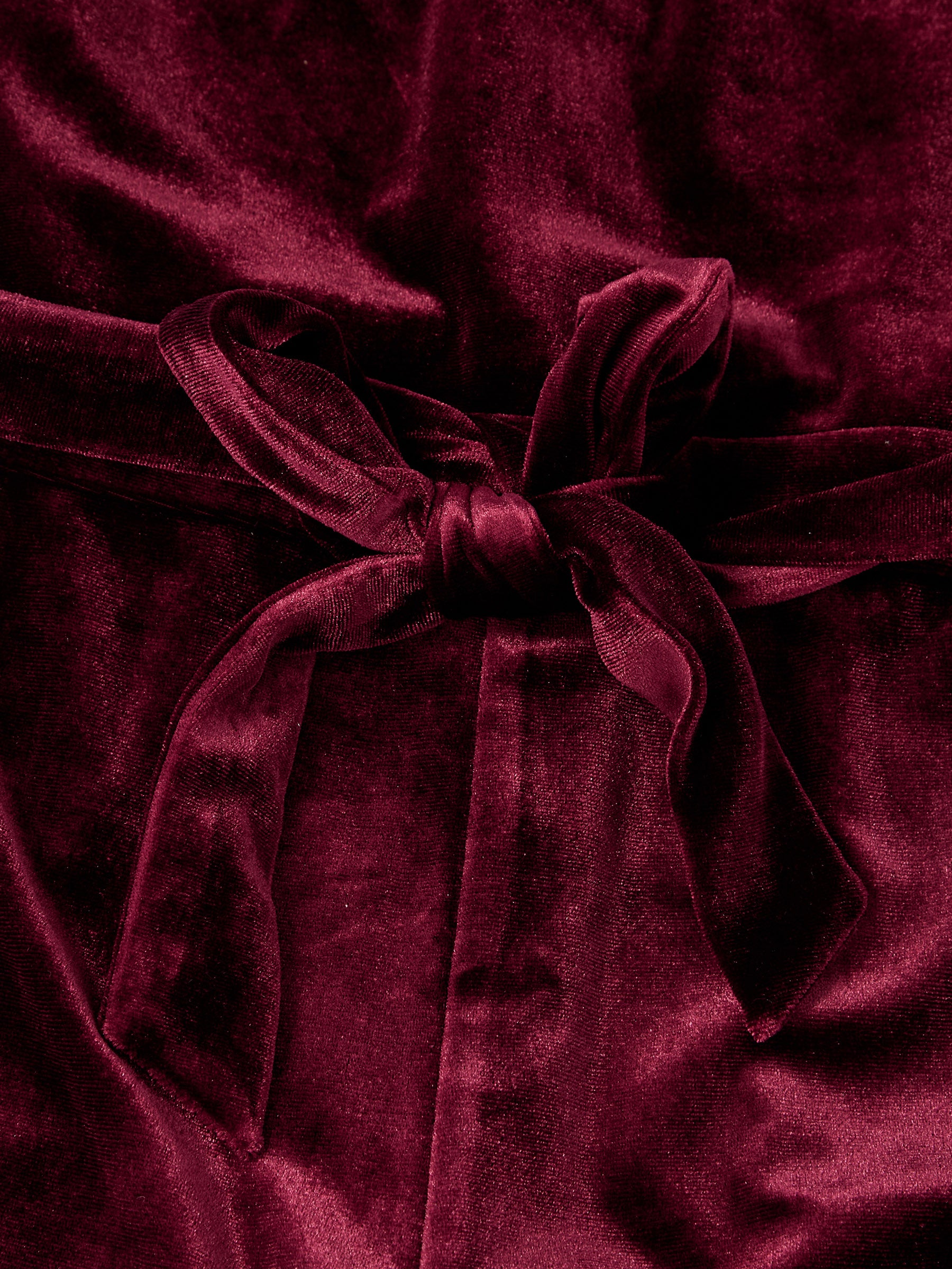 GWD Nova Burgundy Velvet Jumpsuit