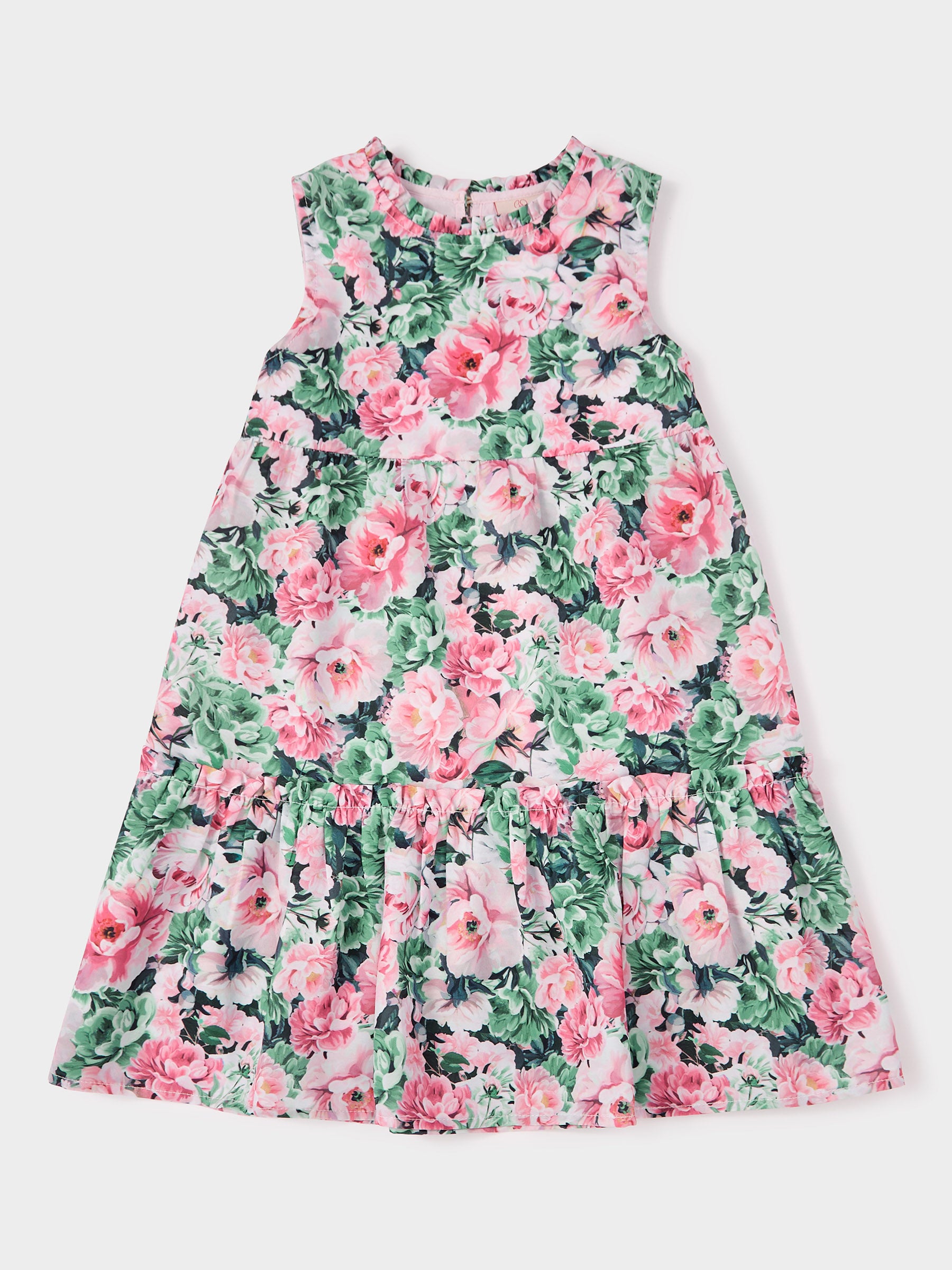 GWD Lily Floral Print Dress and Knitted Cardigan Set