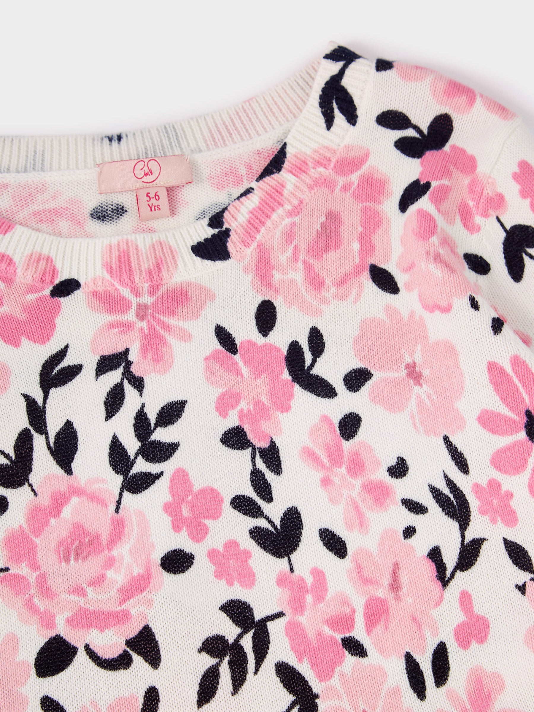 GWD Gracie Floral Print Knitted Dress