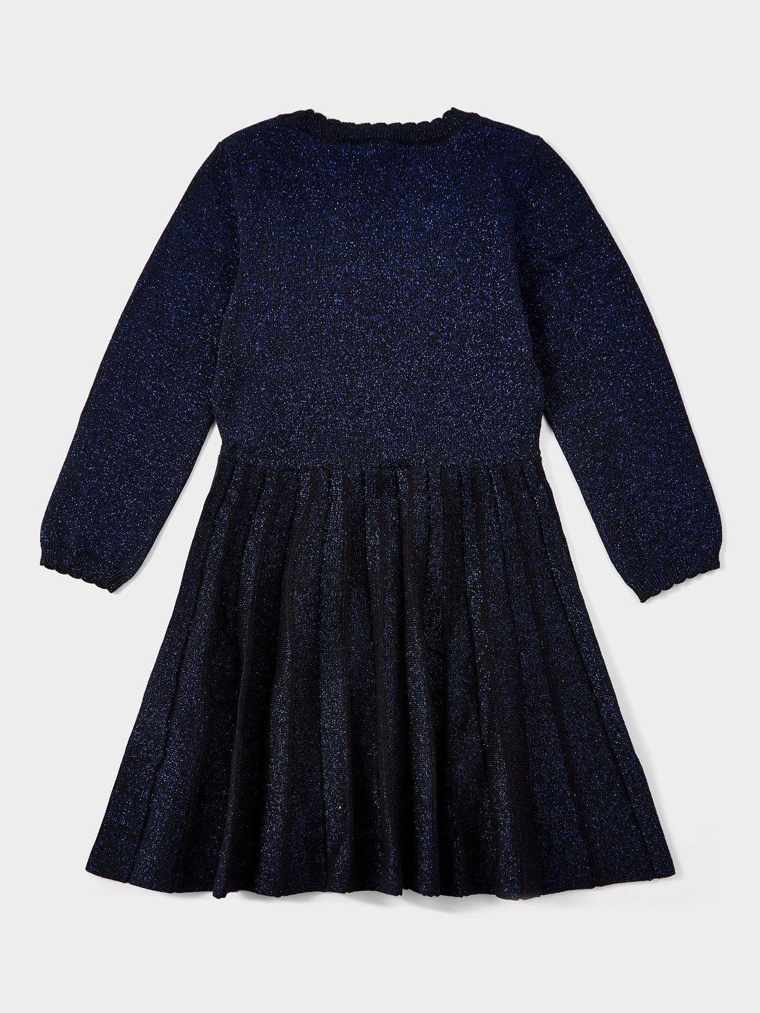 GWD Glitter Navy Lurex Knitted Dress