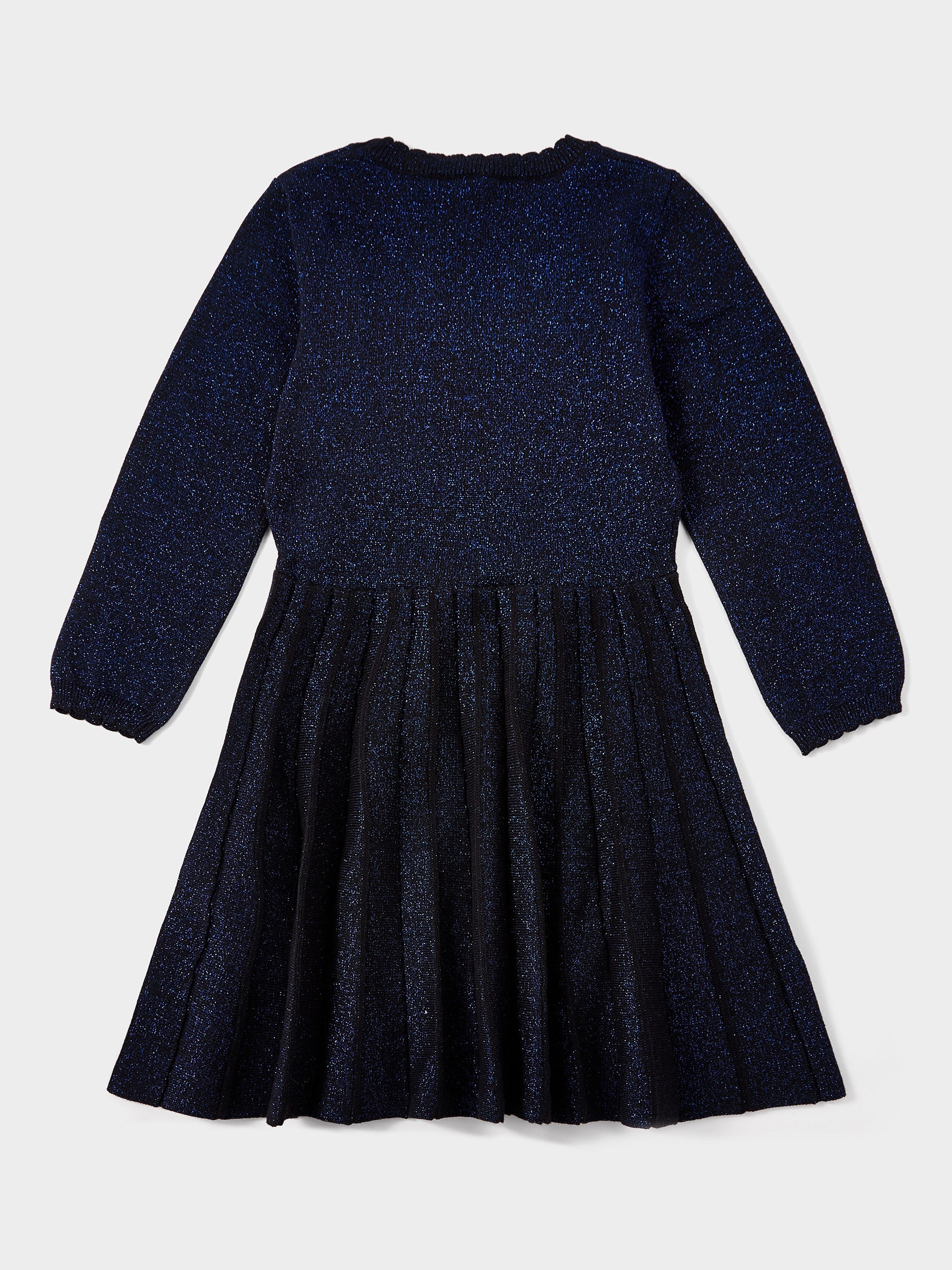 GWD Glitter Navy Lurex Knitted Dress