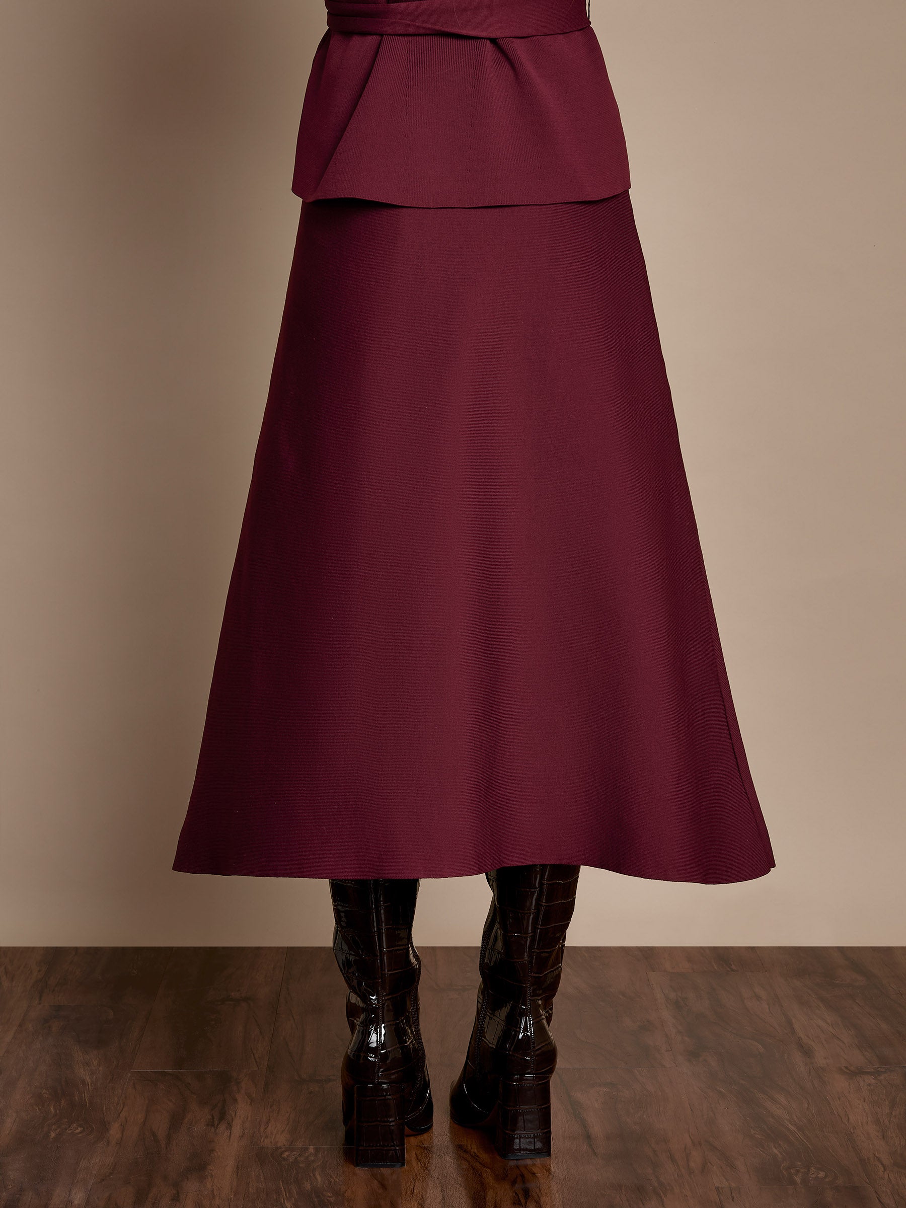 Iris Knitted Midi Skirt