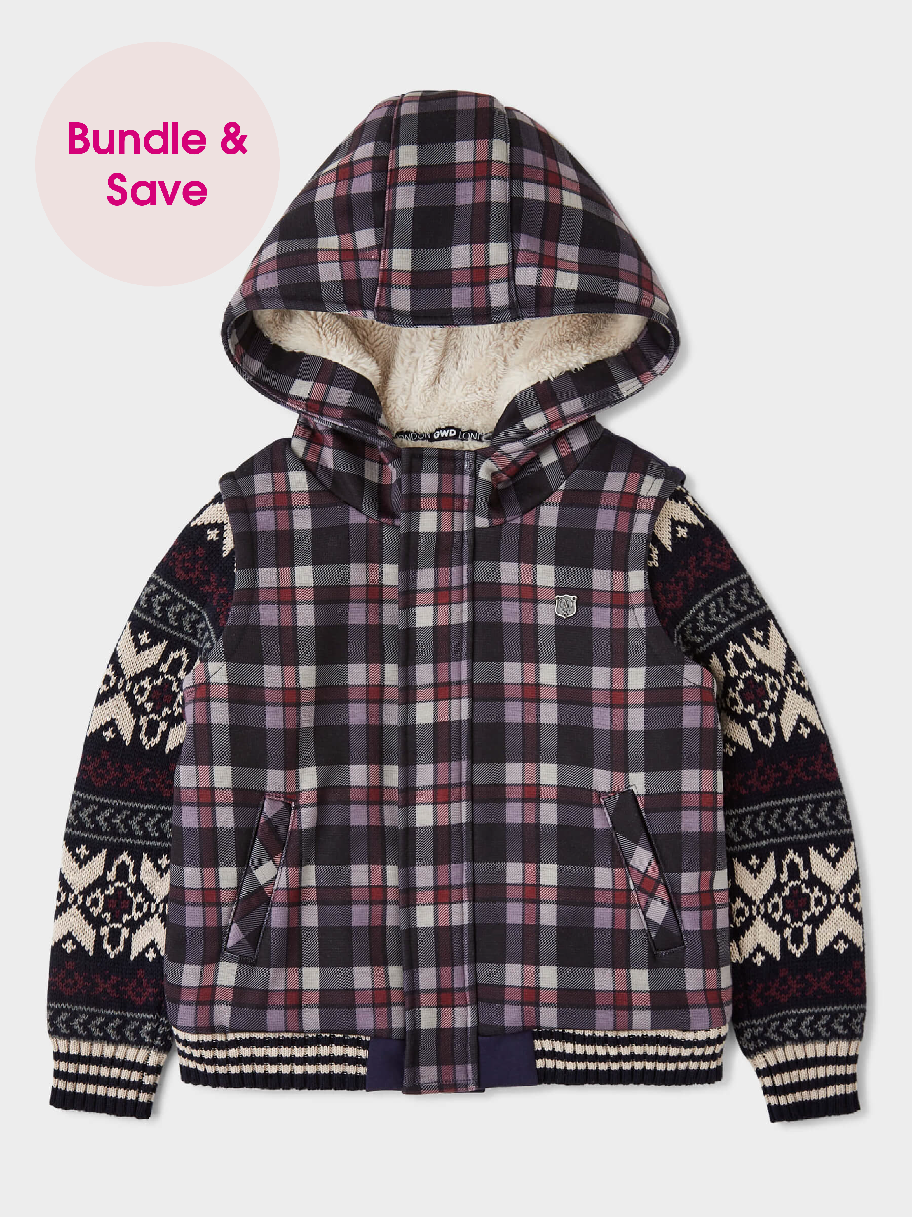 GWD Alby Hooded Fleece Lined Jacket