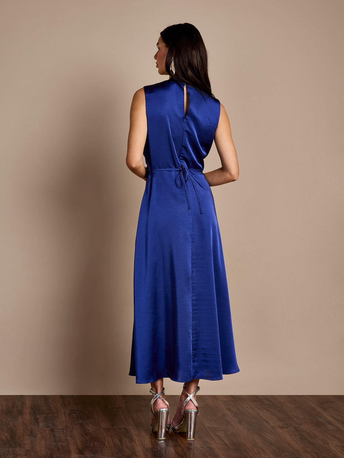 GWD Verity Satin Cobalt Maxi Dress