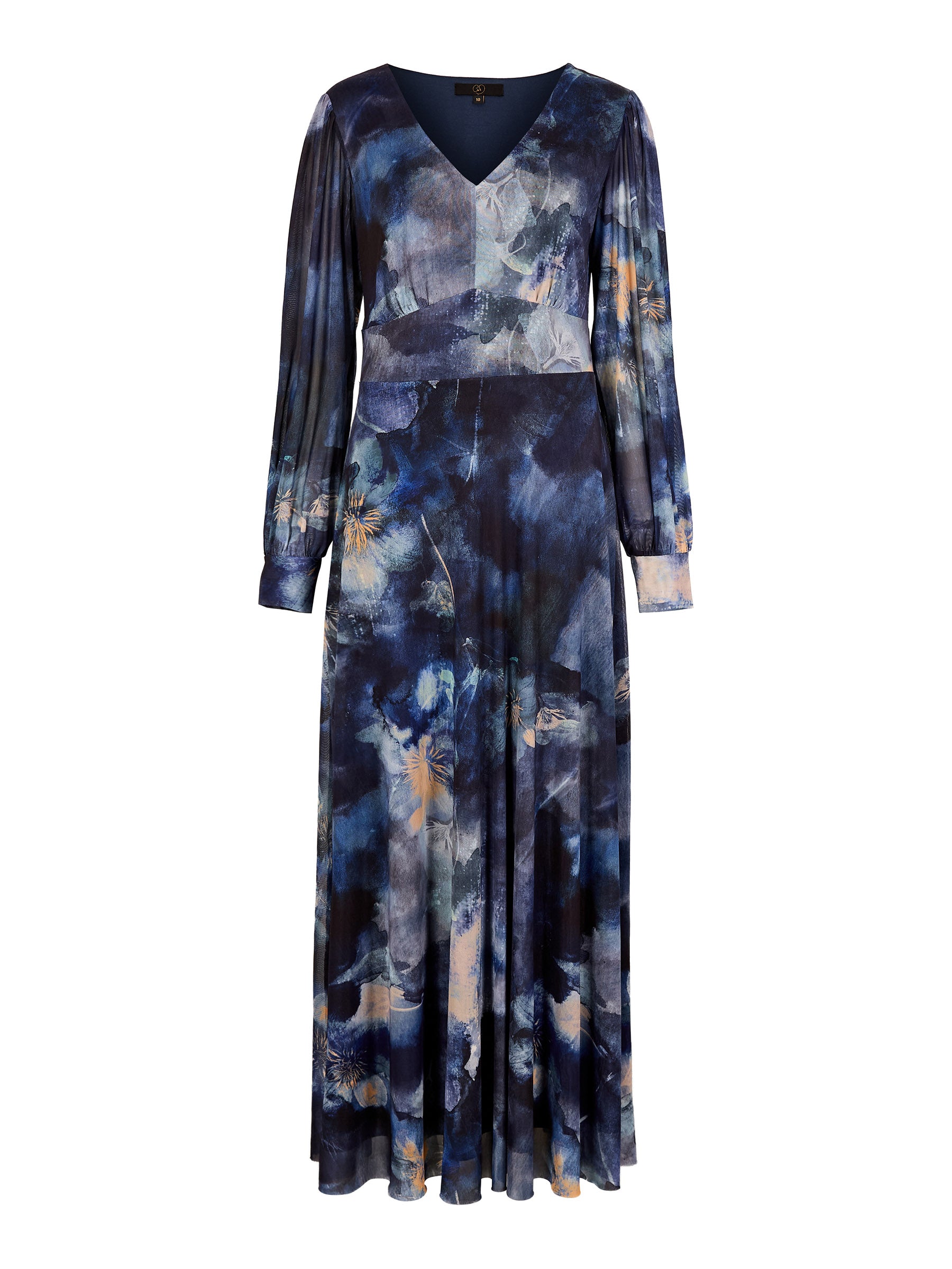 Genevieve Floral Print Maxi Dress