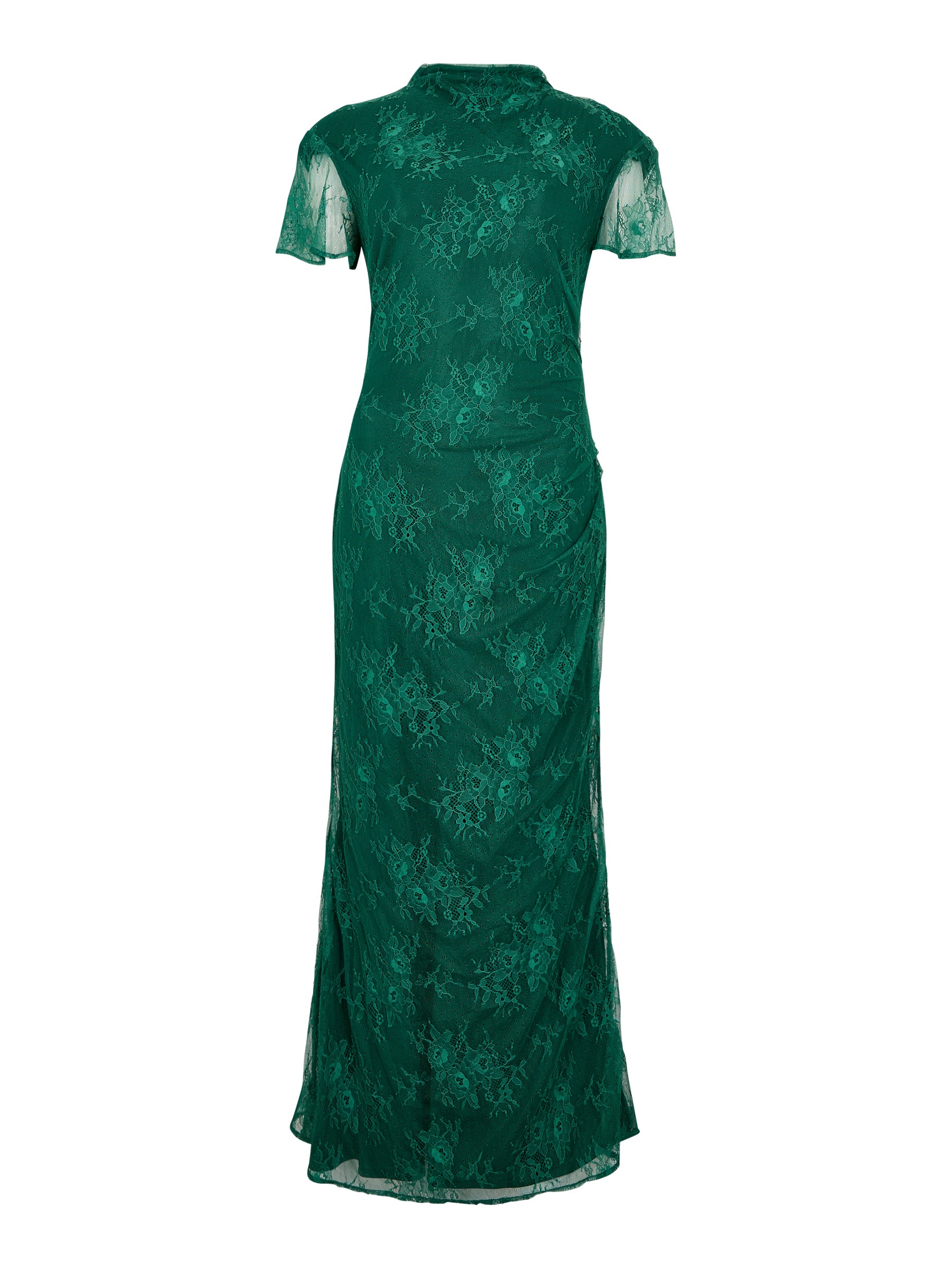 GWD Gracie Green Lace Maxi Dress