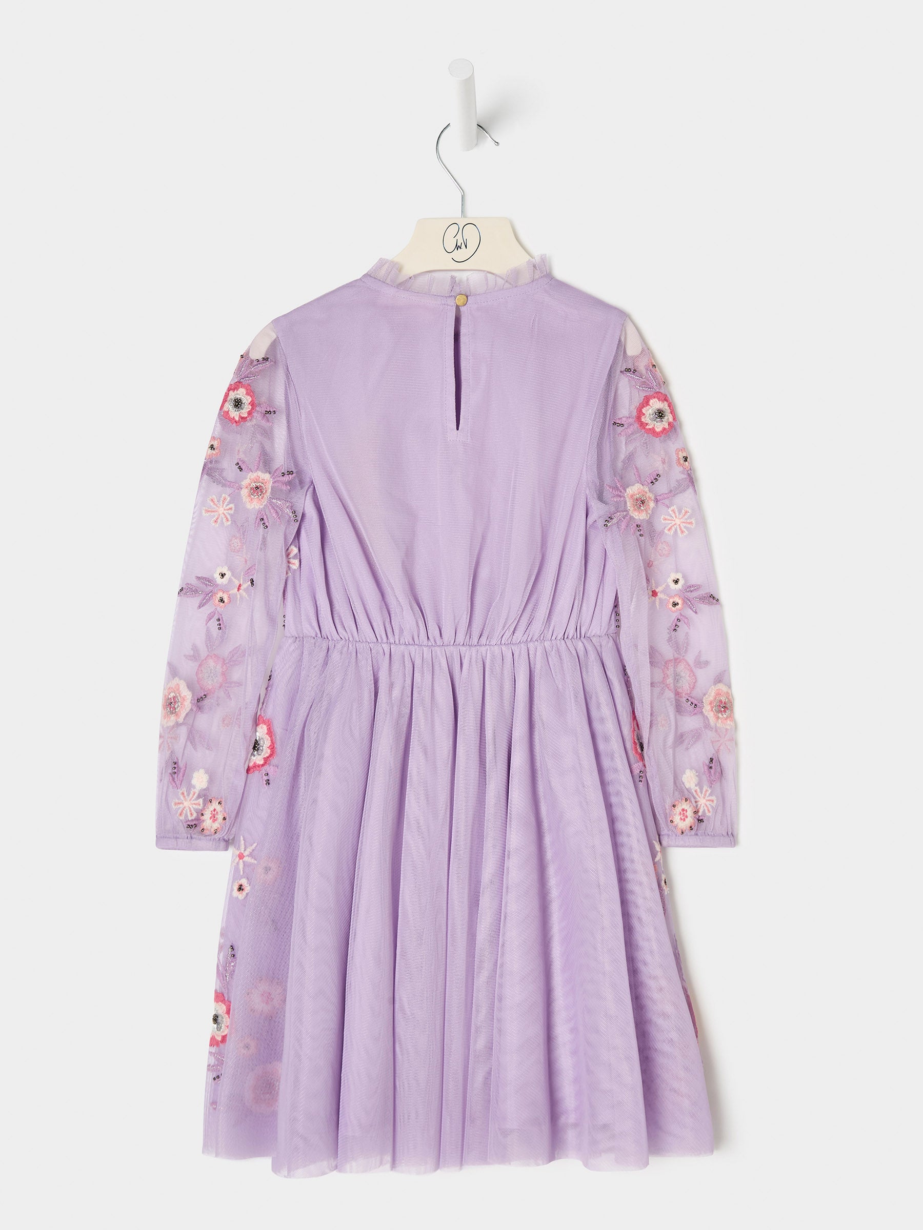 GWD Jazz Lilac Embroidered Dress