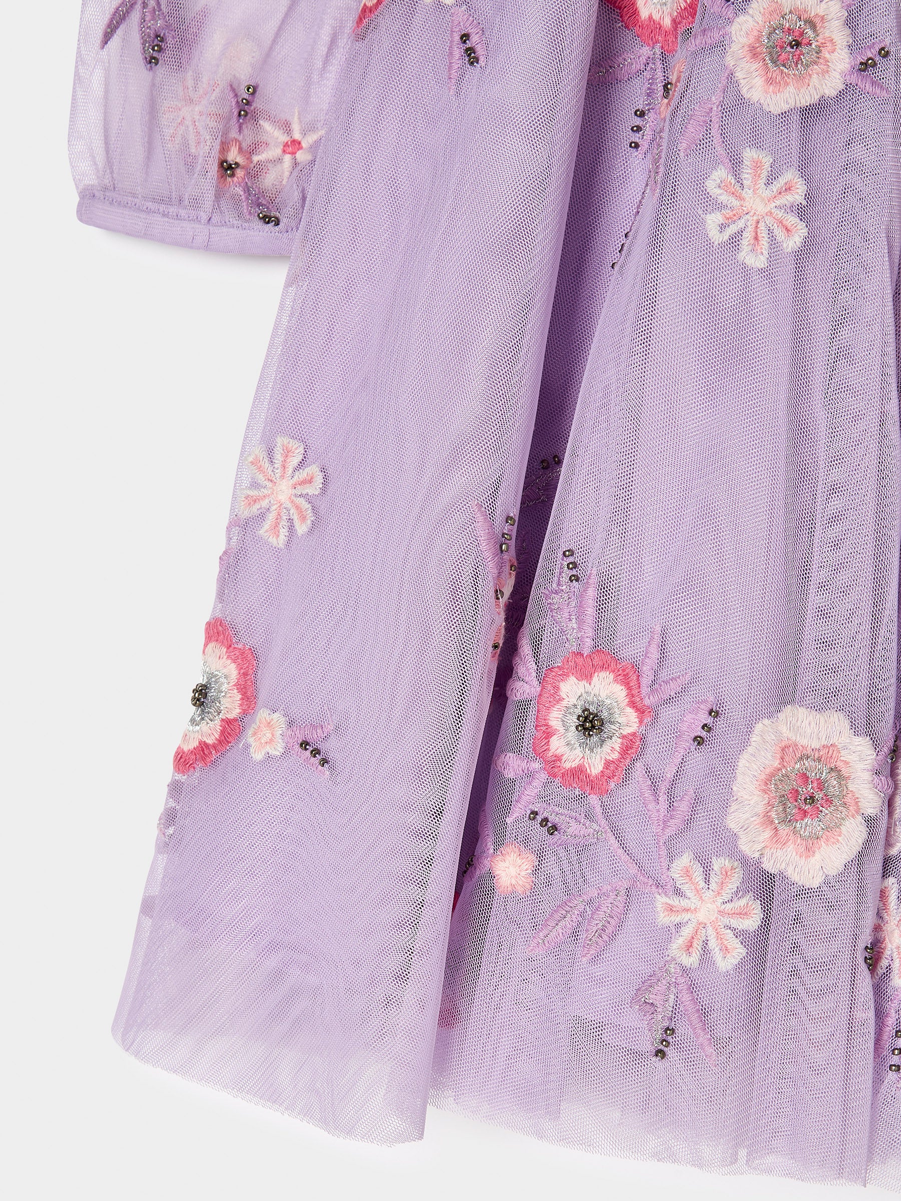 GWD Jazz Lilac Embroidered Dress