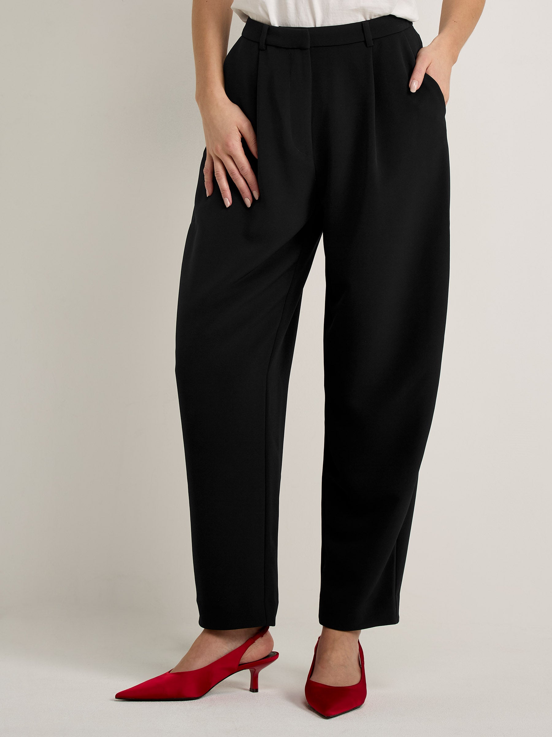 GWD Malika Navy Wide Leg Trouser