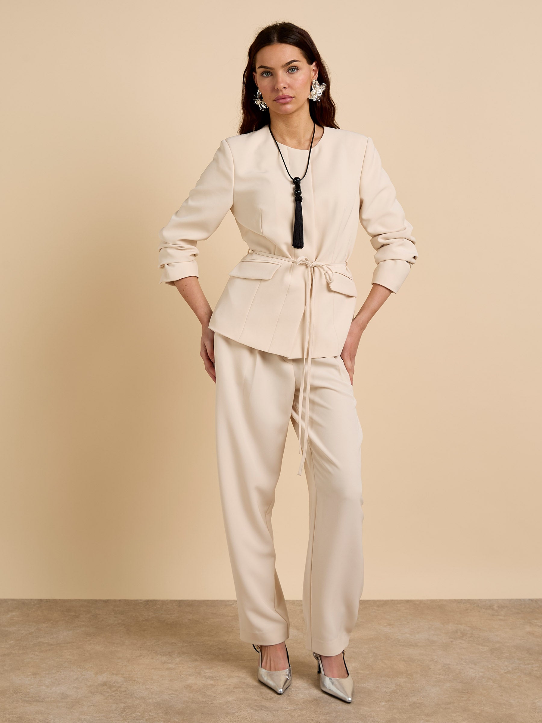 GWD Malika Cream Tailored Jacket