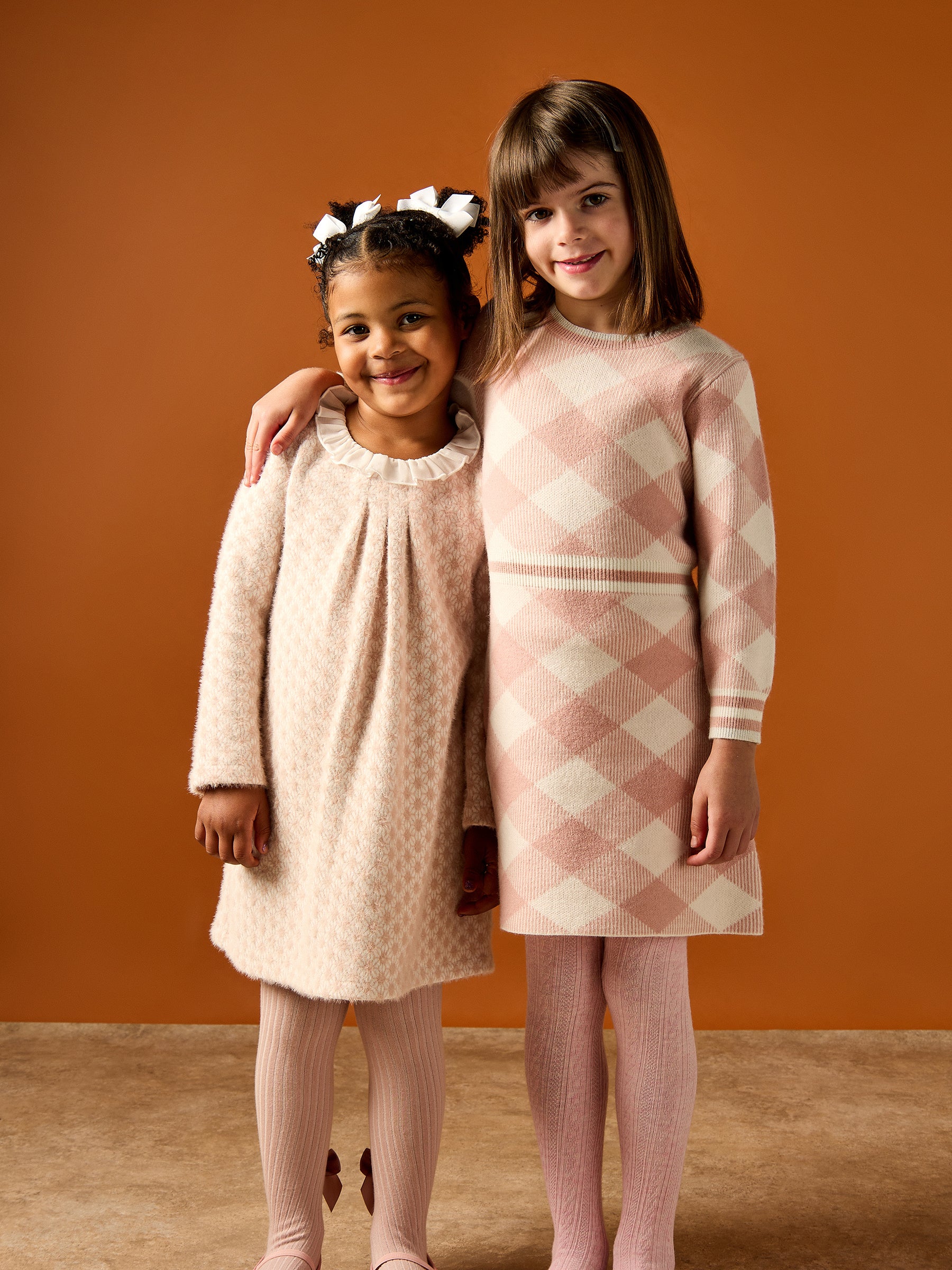 Jammy Pink Jacquard Dress | GWD Clothing