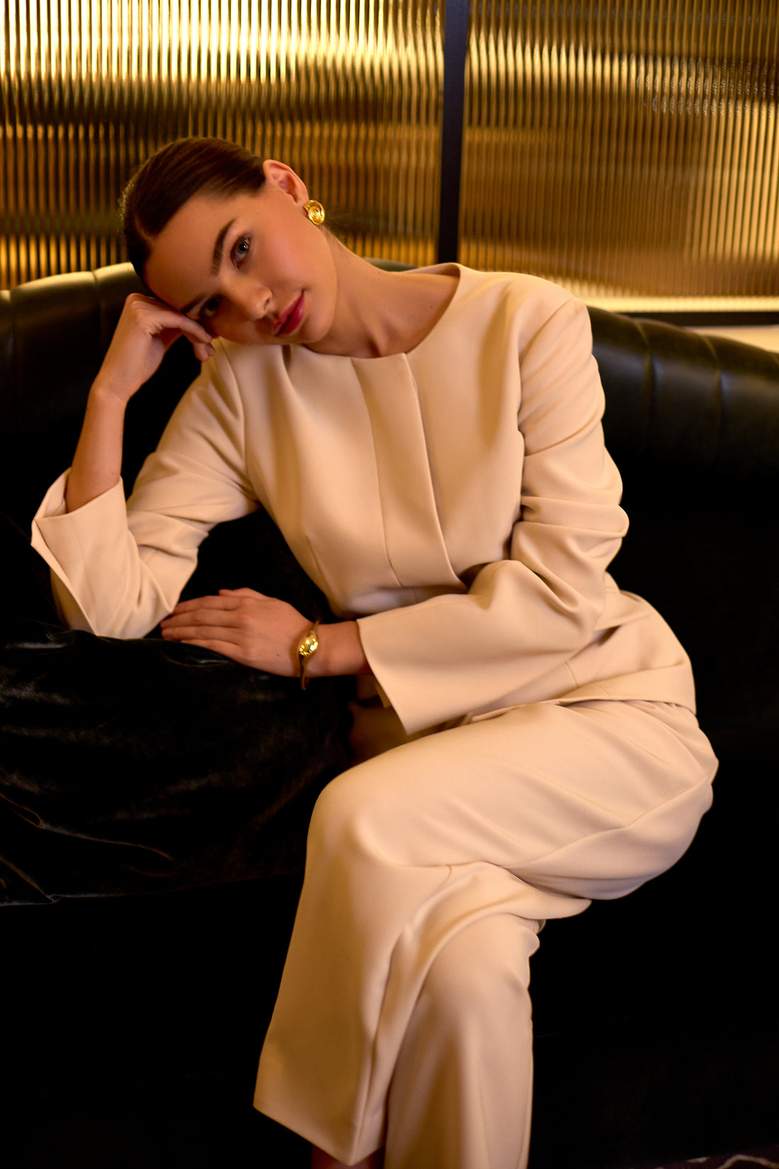 GWD Malika Cream Tailored Jacket