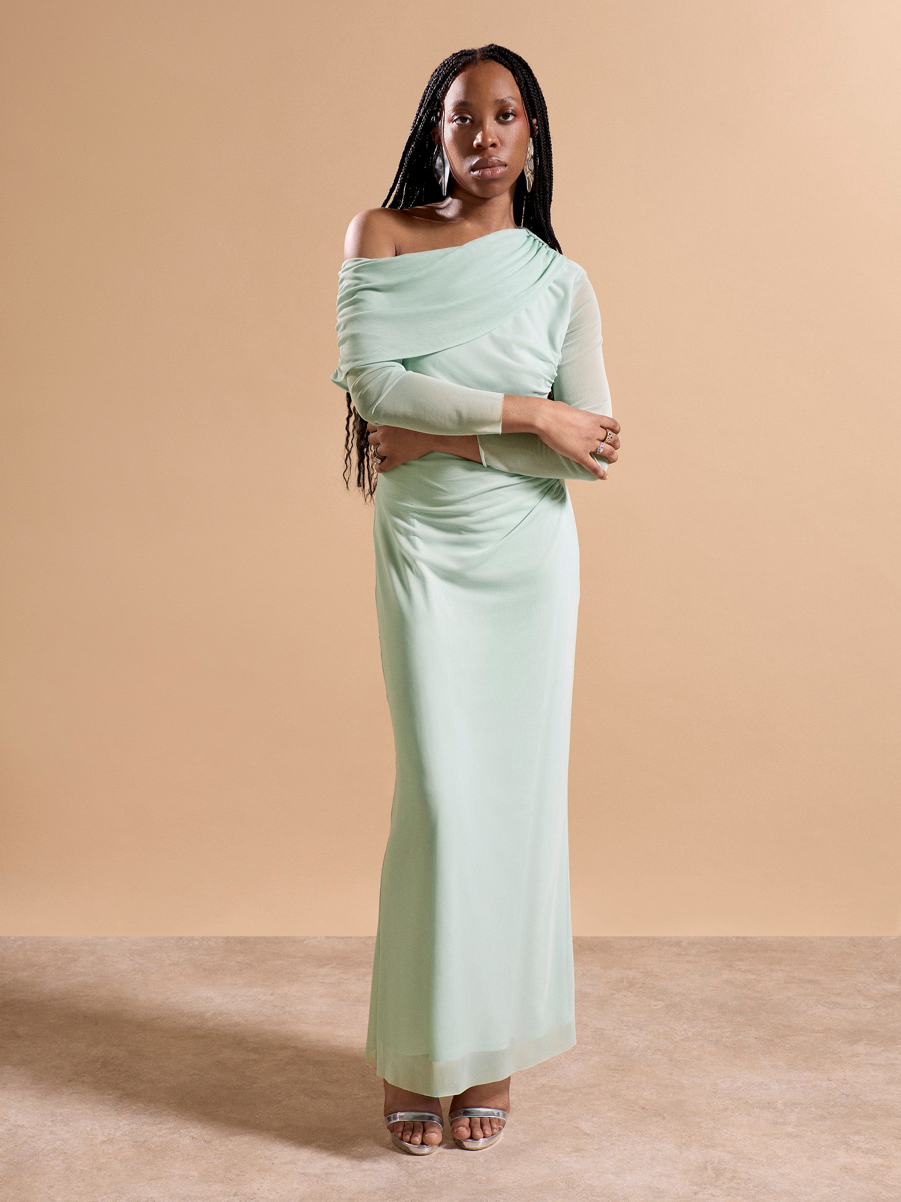 GWD Vanessa Mint Maxi Dress