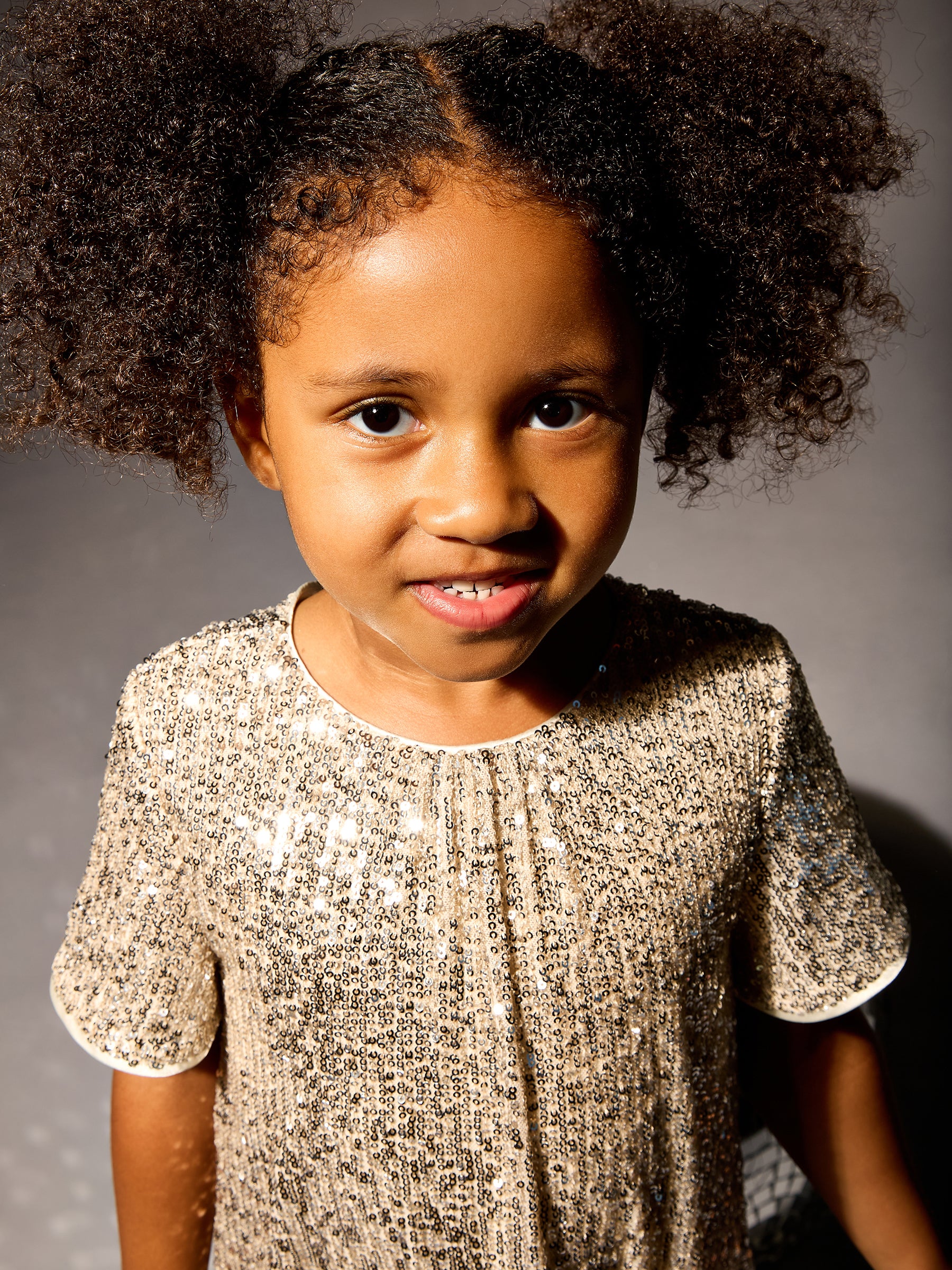 GWD Ivy Silver Sequin Sparkle Dress