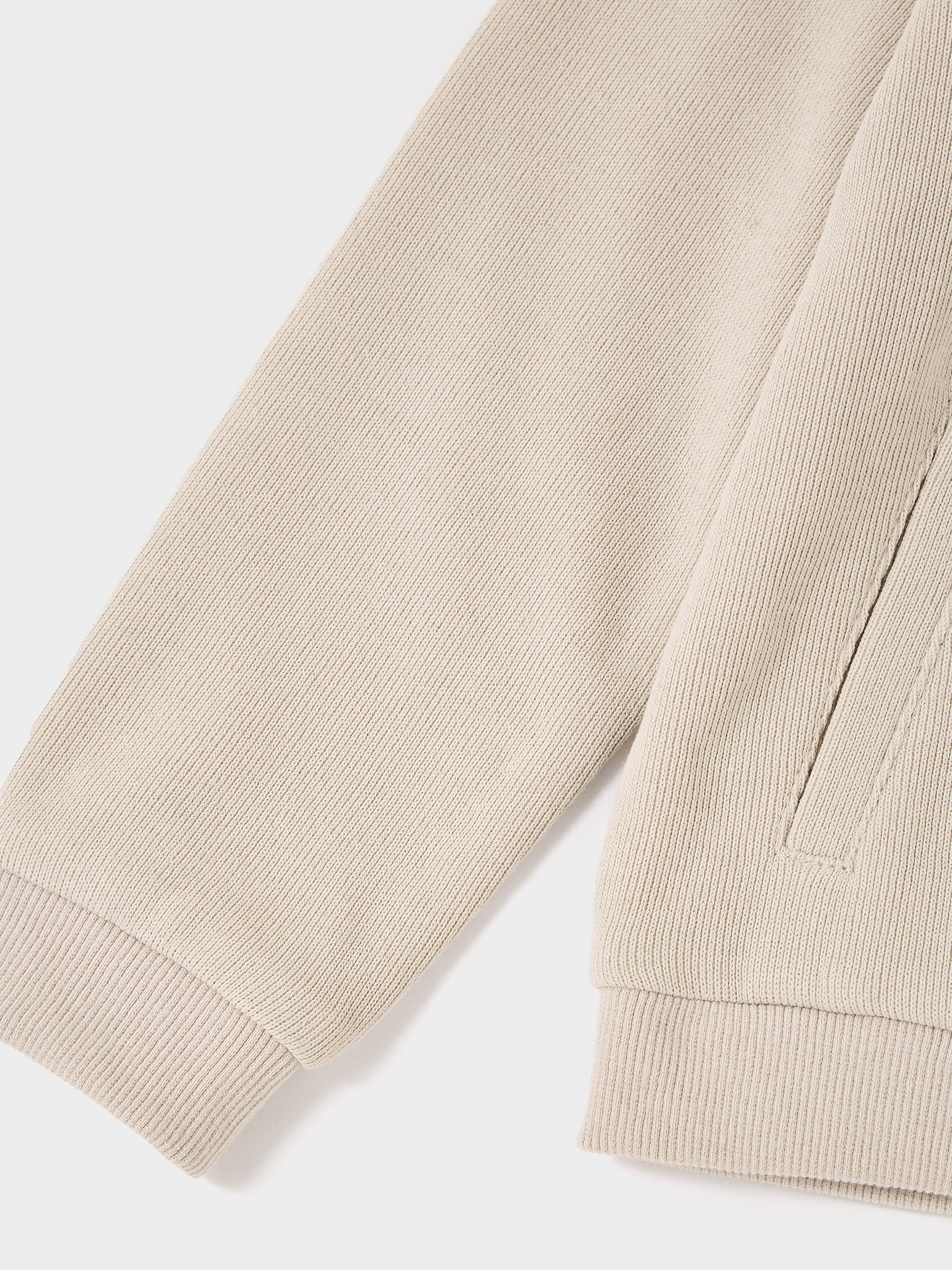 GWD Santiago Cream Zip Knit Bomber