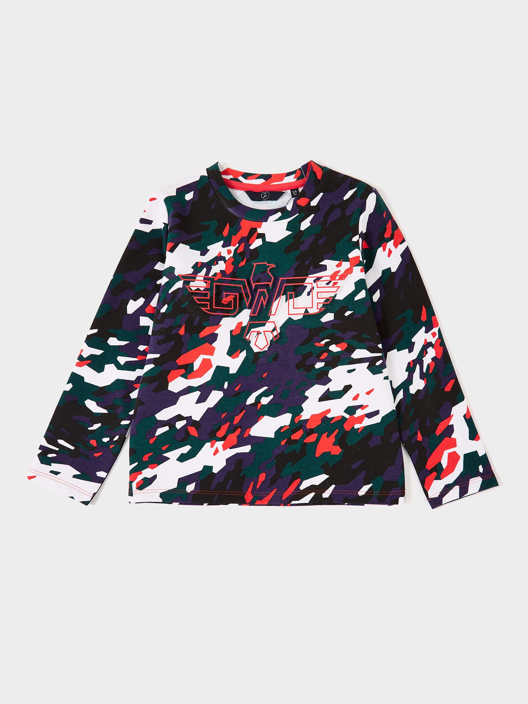 GWD Sonoma Camouflage Graphic Long Sleeve Tee