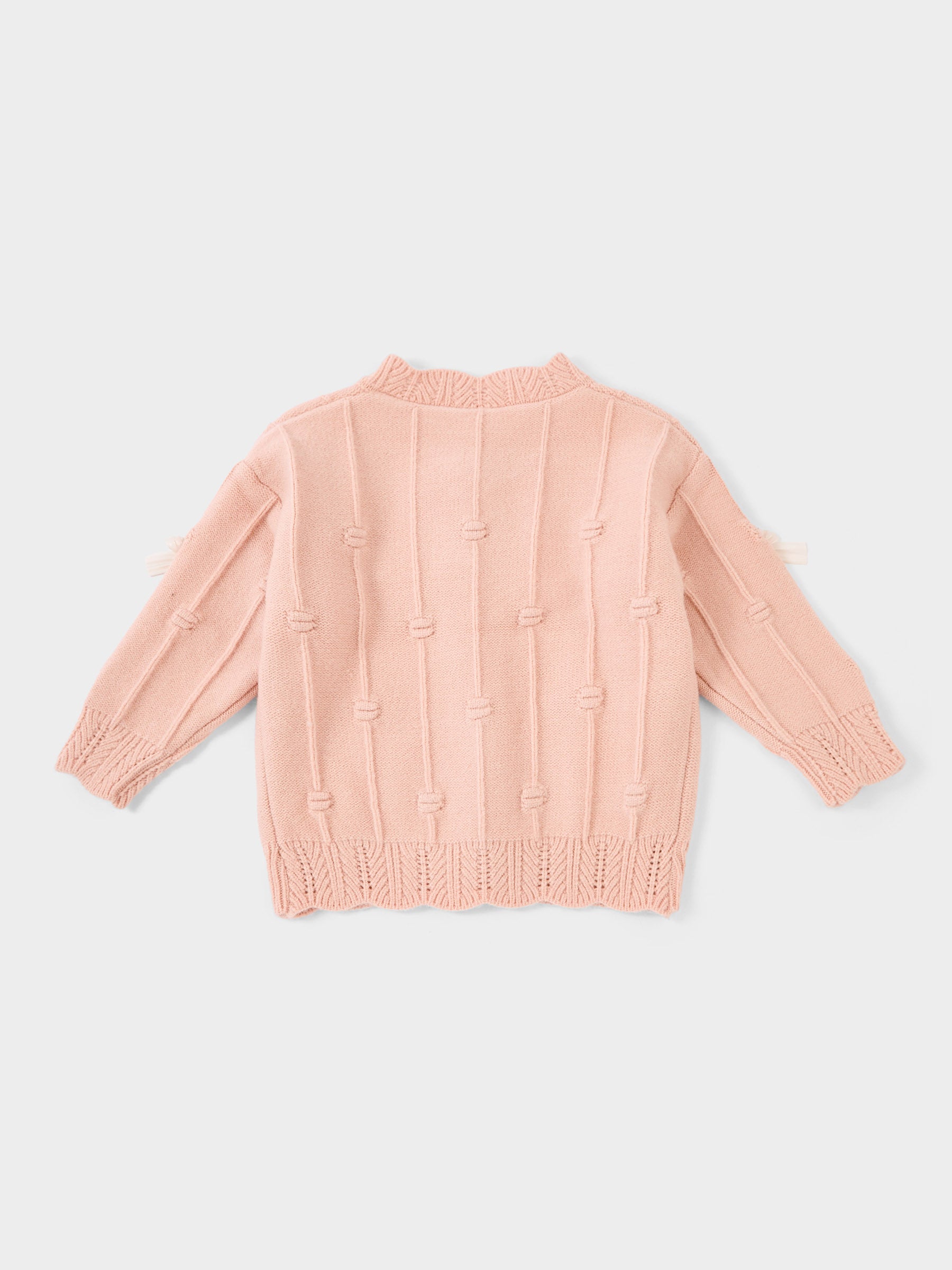 GWD Twinkle Bow Pink Cardigan