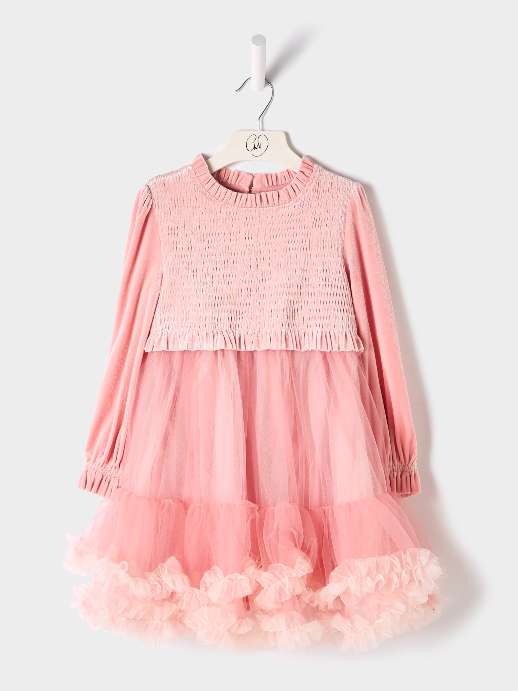 GWD Velvet Grace Frill Dress