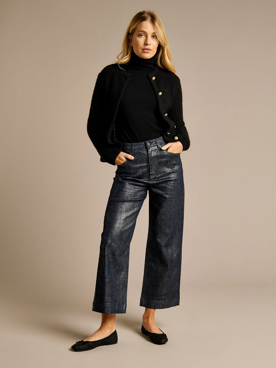 GWD Emilia Chucky Knit Button Cardigan