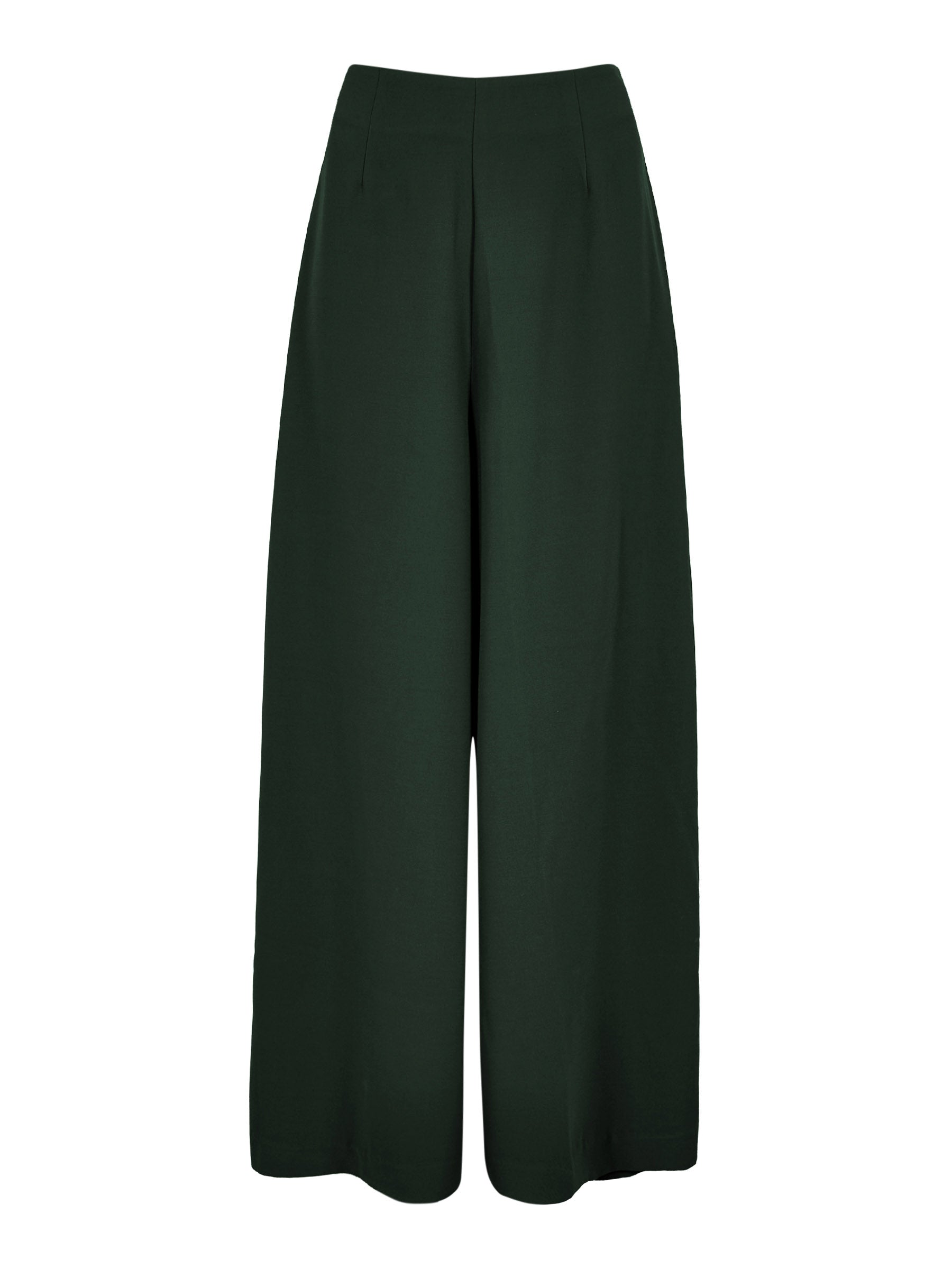 Winter Taylor Wide-Leg Green Trouser