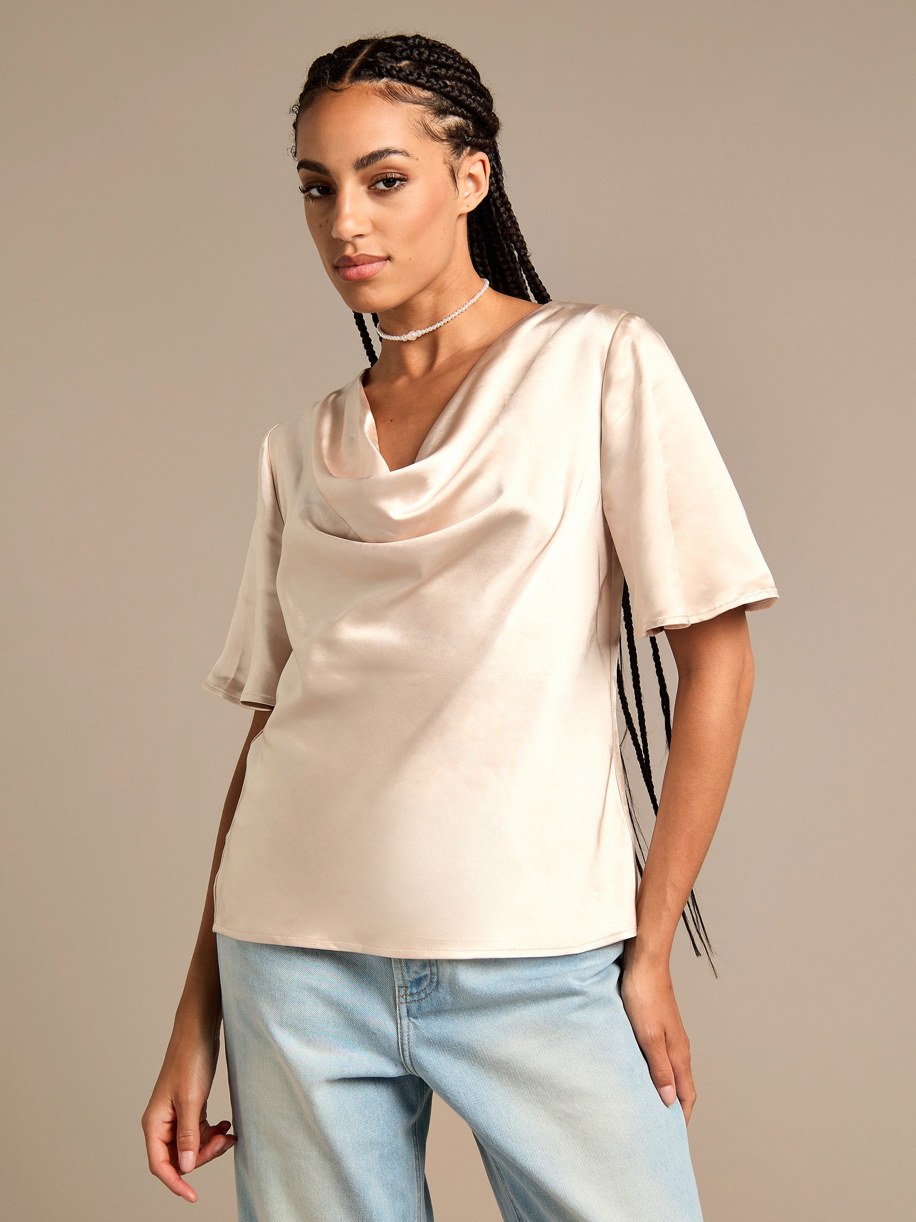 GWD Cheryl Satin Top