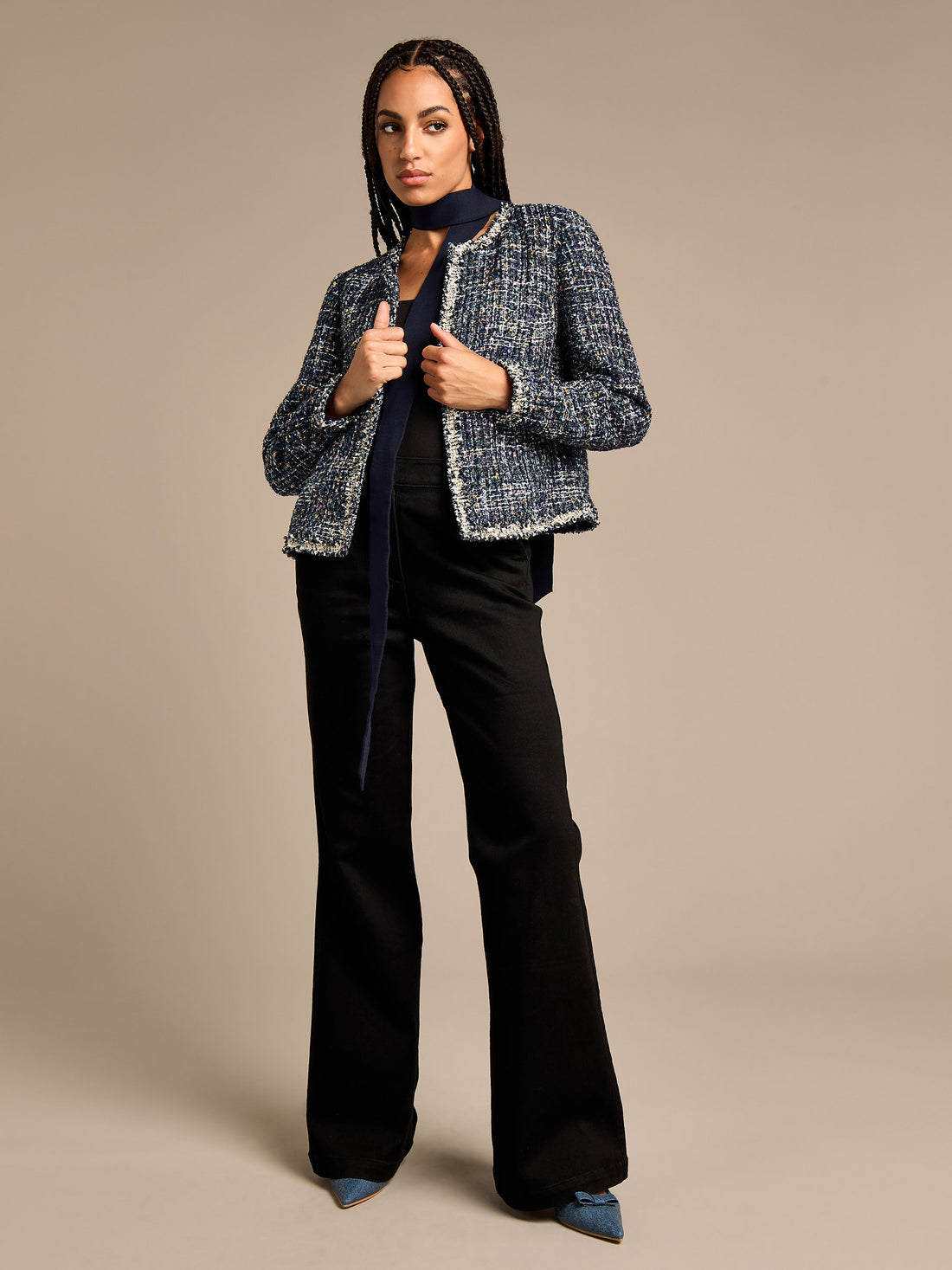 GWD Chloe-May Blue Boucle Jacket