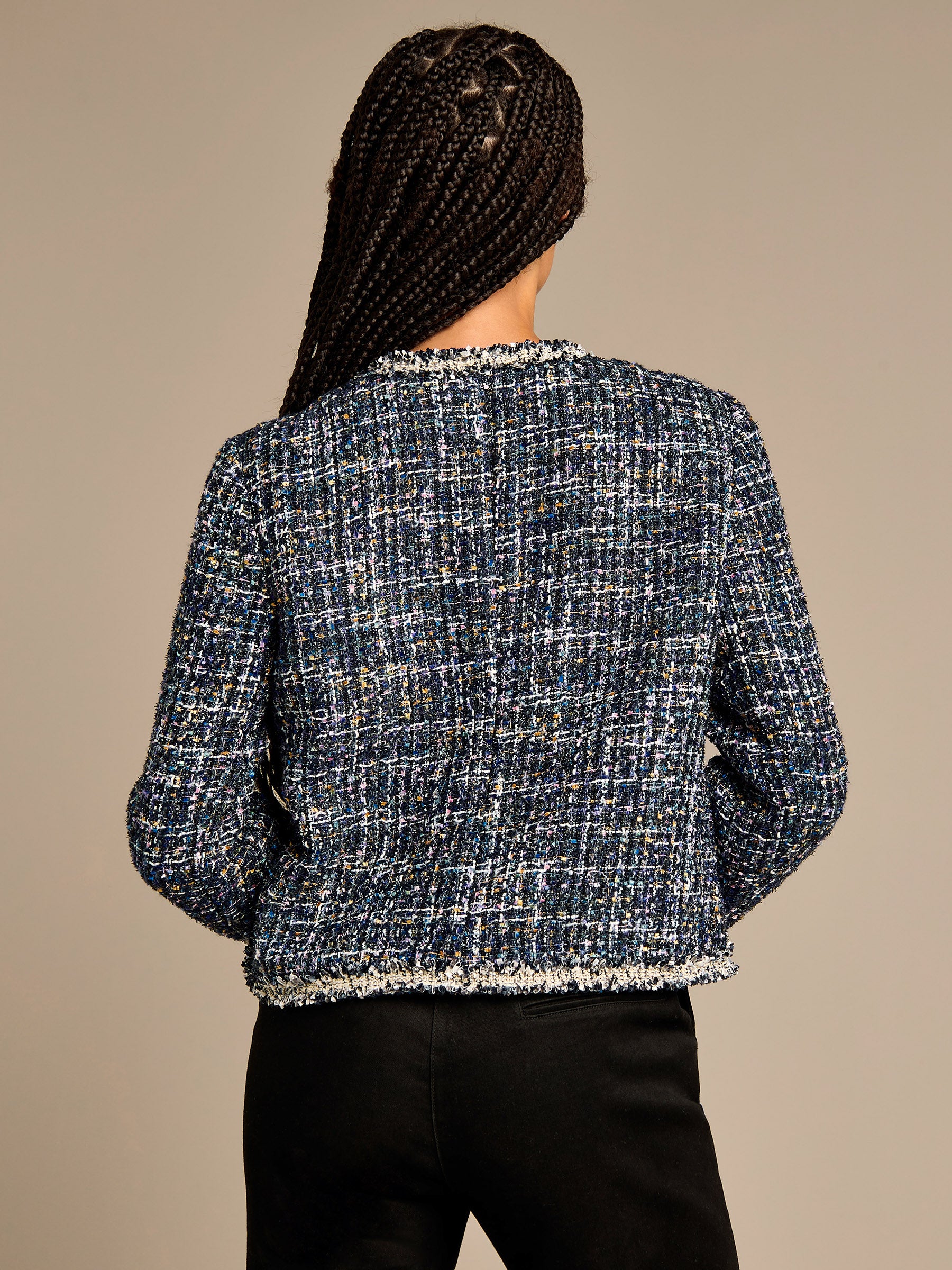 GWD Chloe-May Blue Boucle Jacket