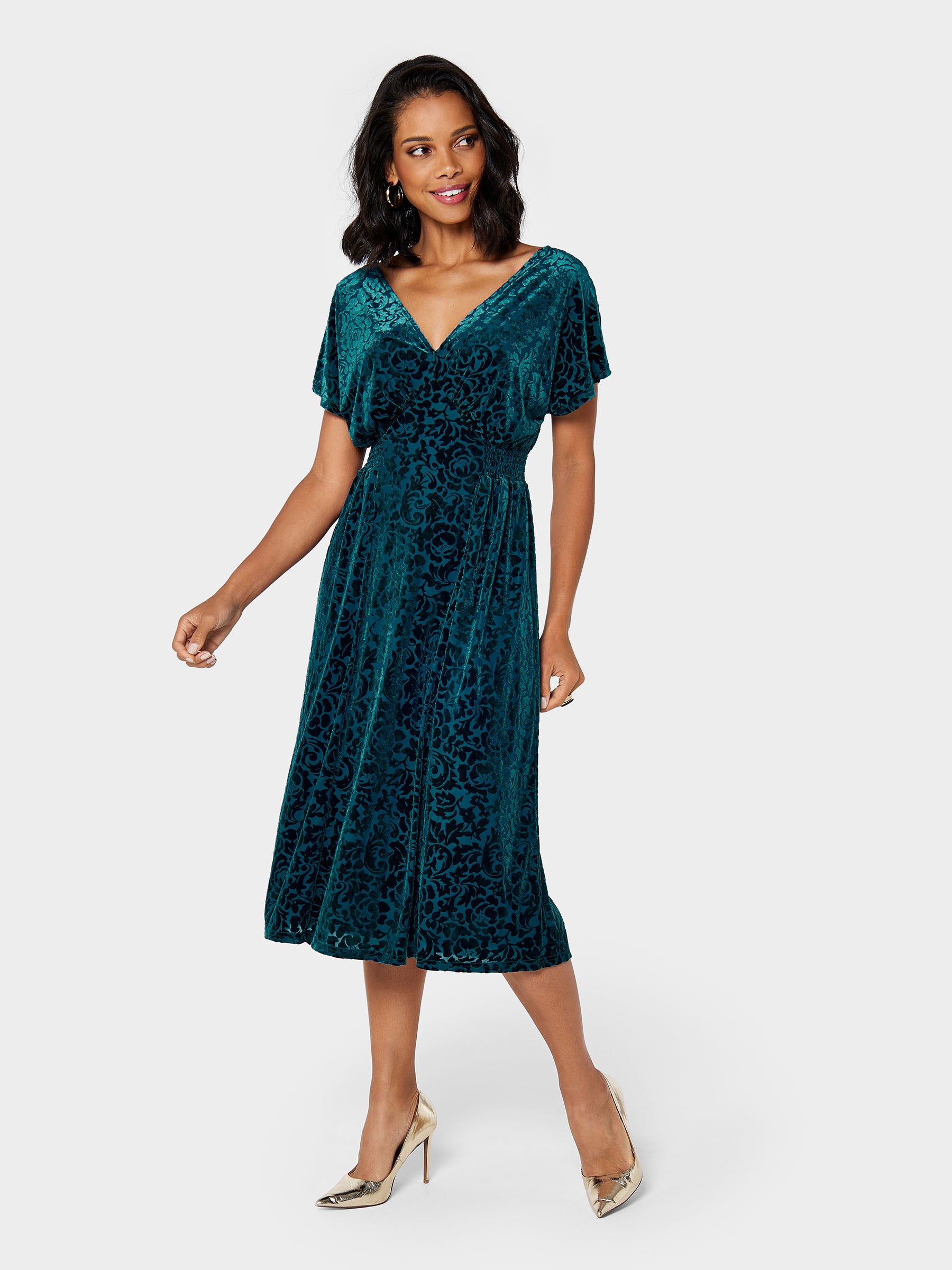 Nadia Devoré Dress | GWD Fashion