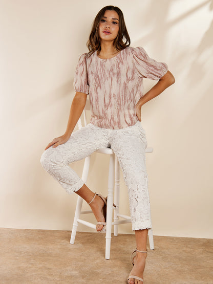 Paola Lace Trousers