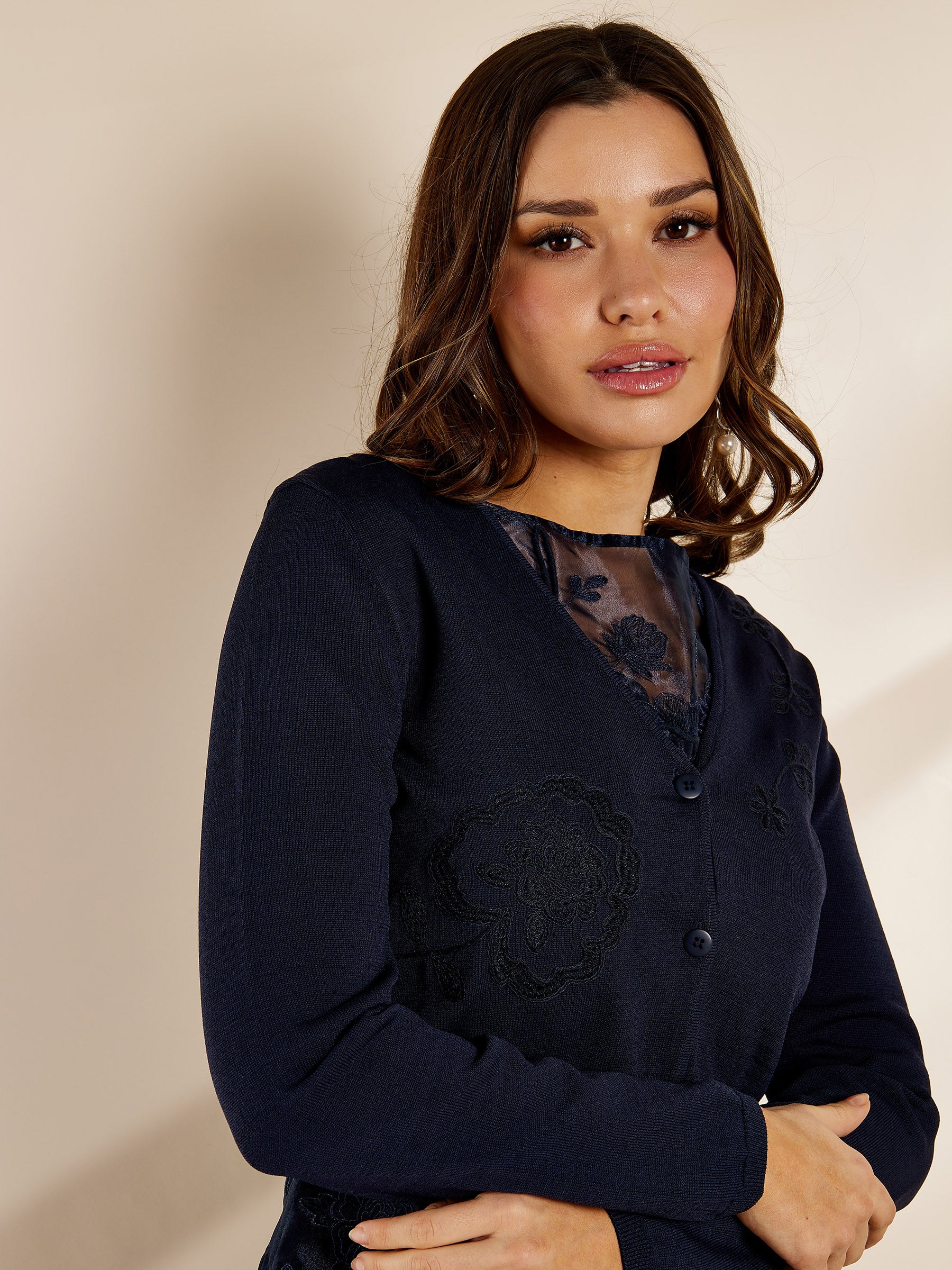 GWD Sandy Embroidered Cardigan