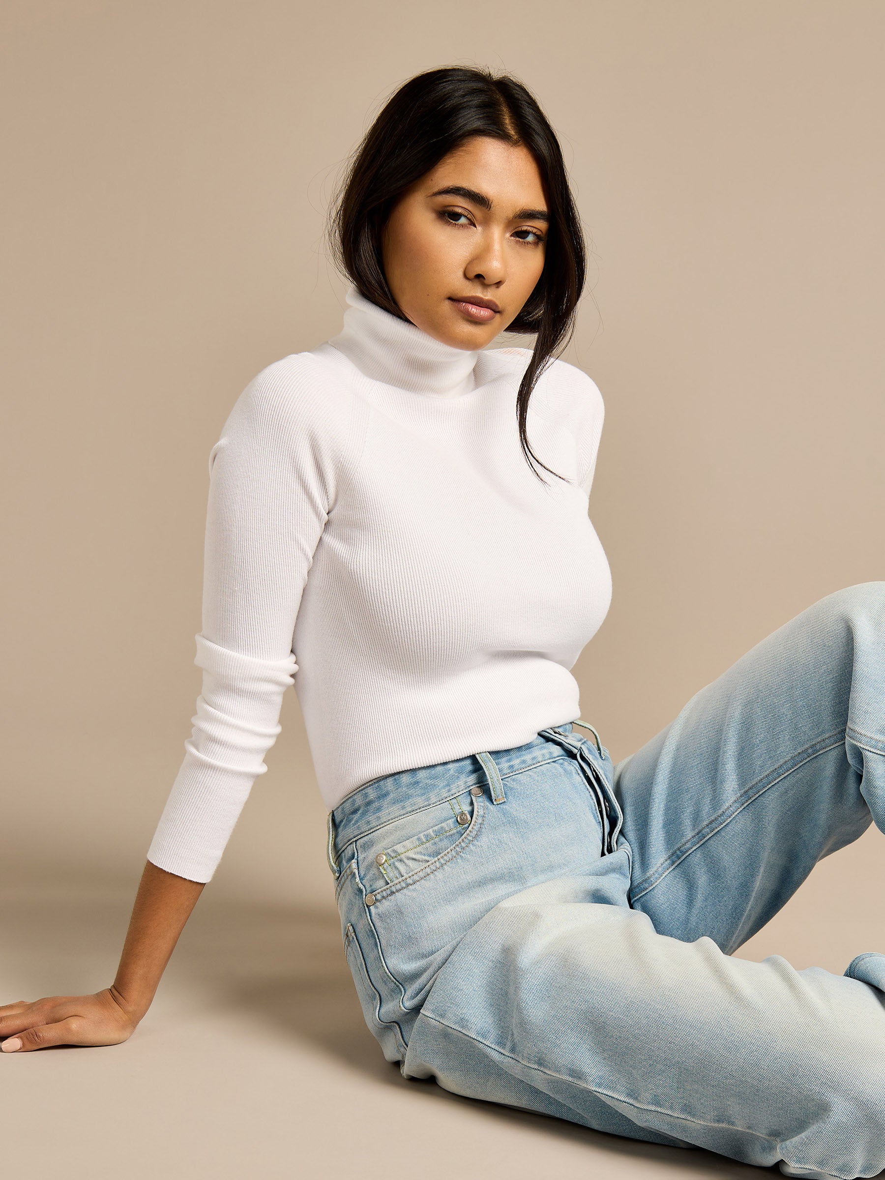 GWD Jessy Light Blue Wide Leg Denim Jean