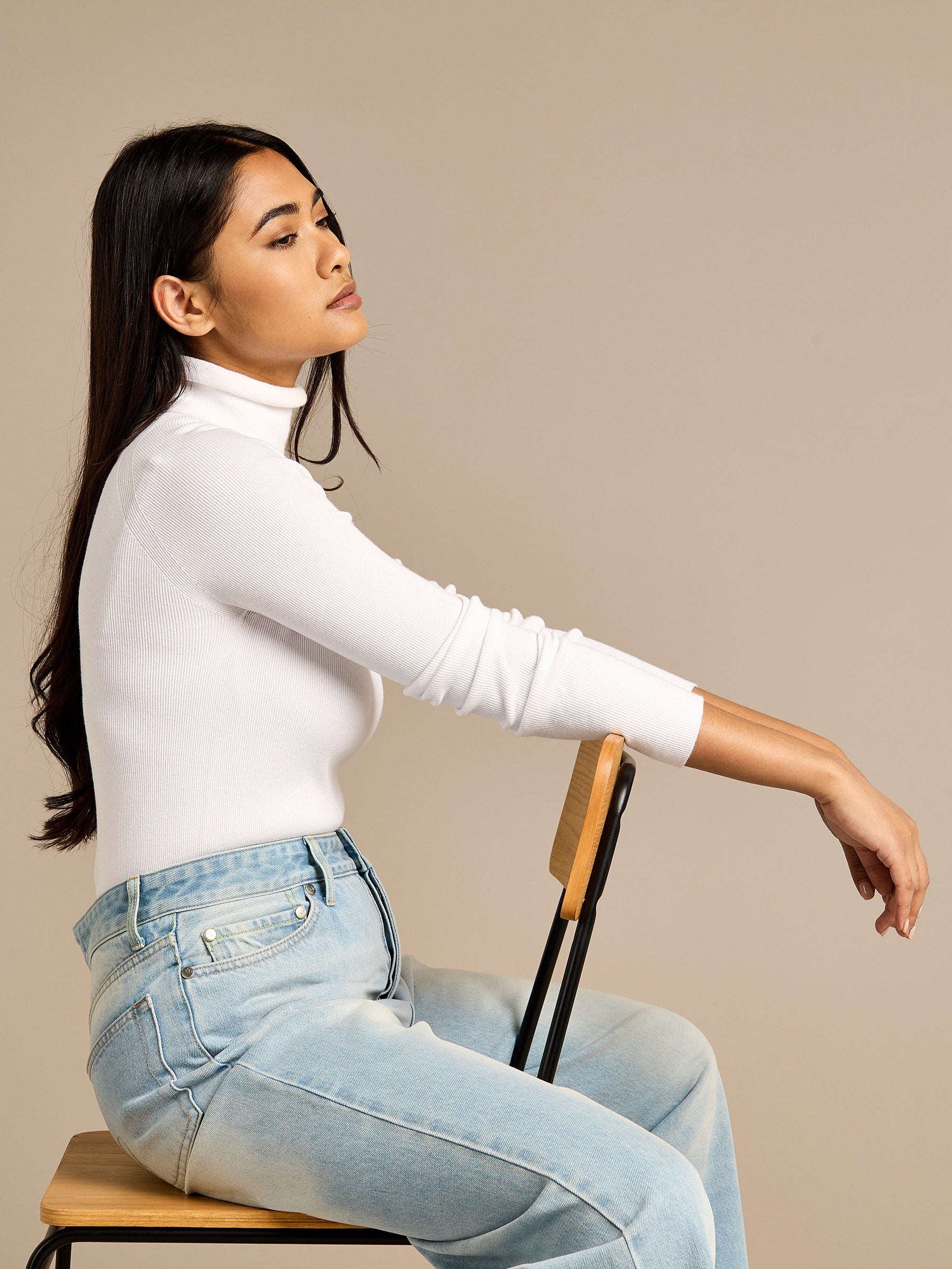 GWD Jessy Light Blue Wide Leg Denim Jean